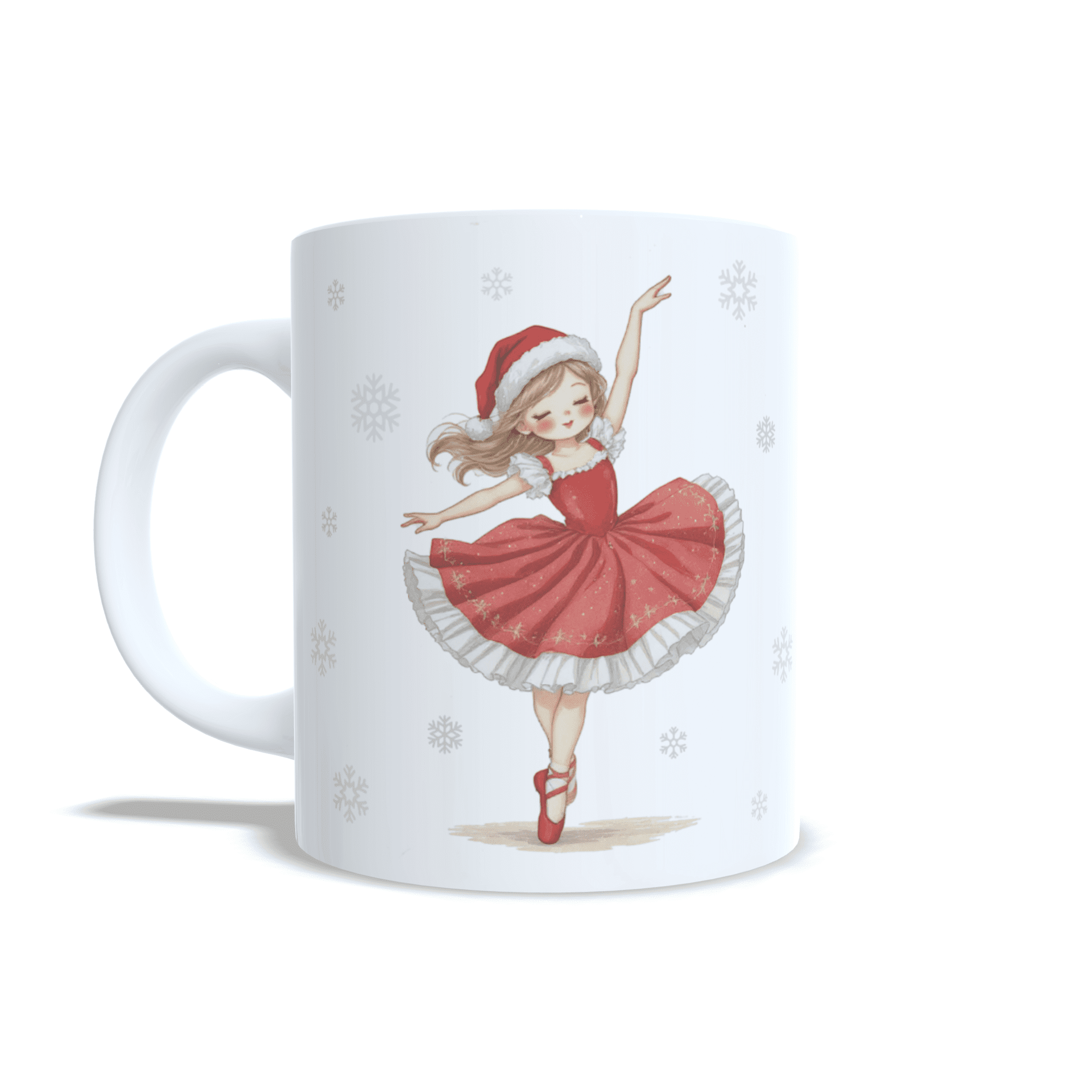 Taza personalizada regalo Bailarina Ballet navidad navideña nombre e inicial - 2