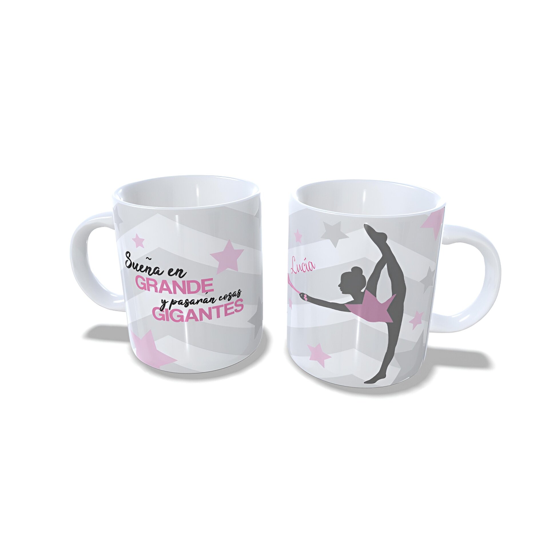 Taza personalizada Gimnasia Rítmica Mazas Sueña en grande regalo gimnastas - 7