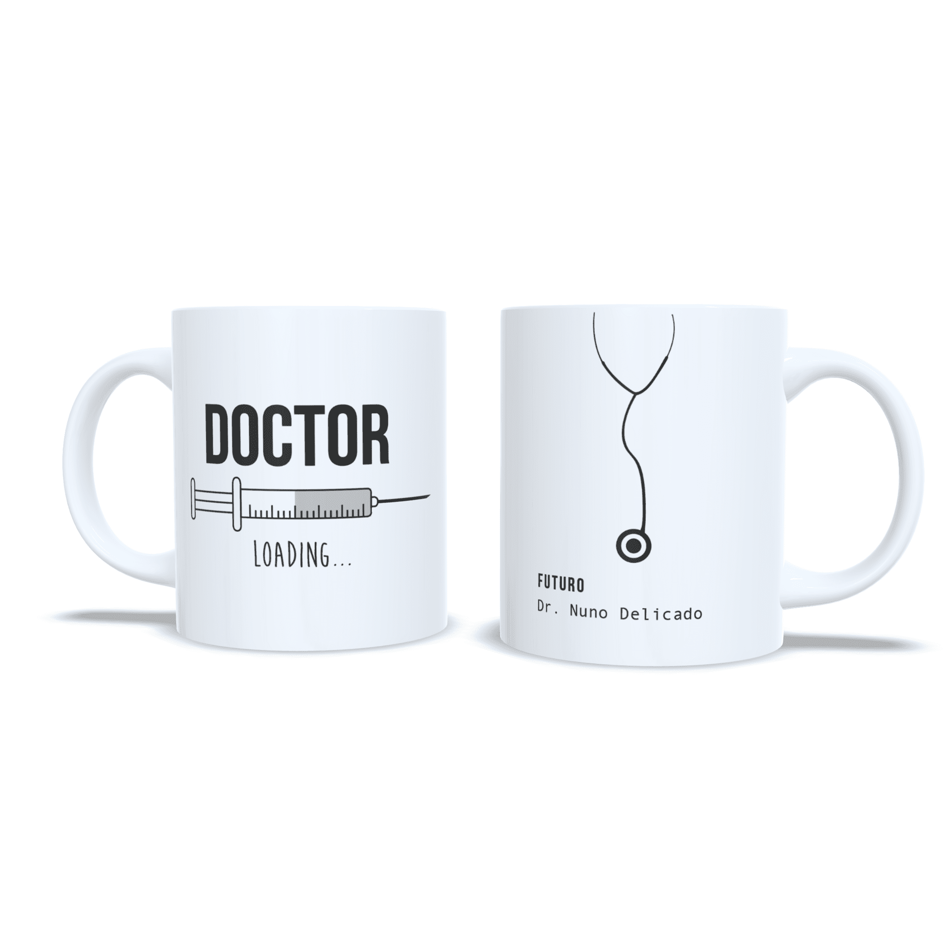 Taza personalizada regalo para estudiantes universitarios de medicina doctor - 4