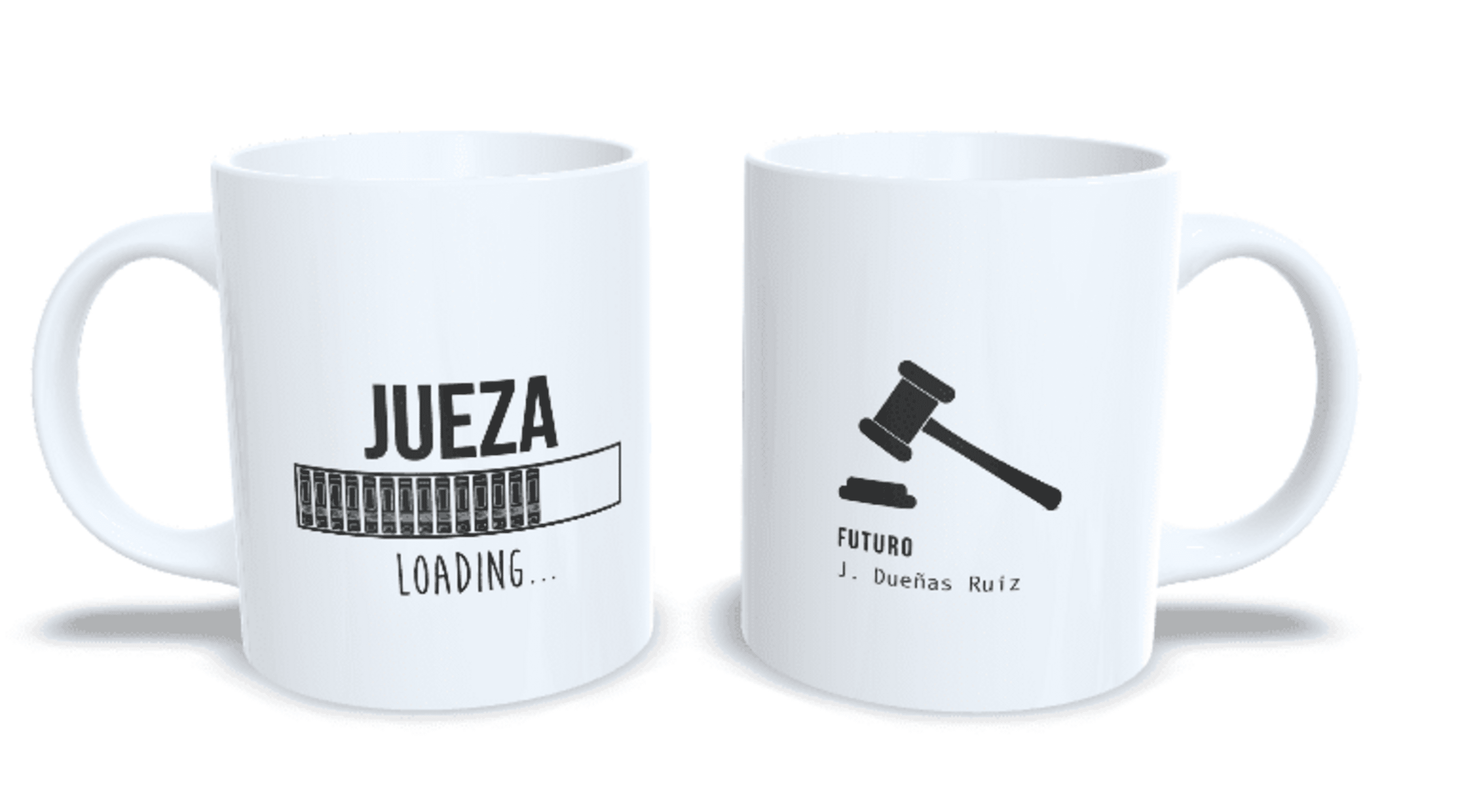 Taza personalizada regalo para estudiantes universitarios de Juez o jueza opo - 4
