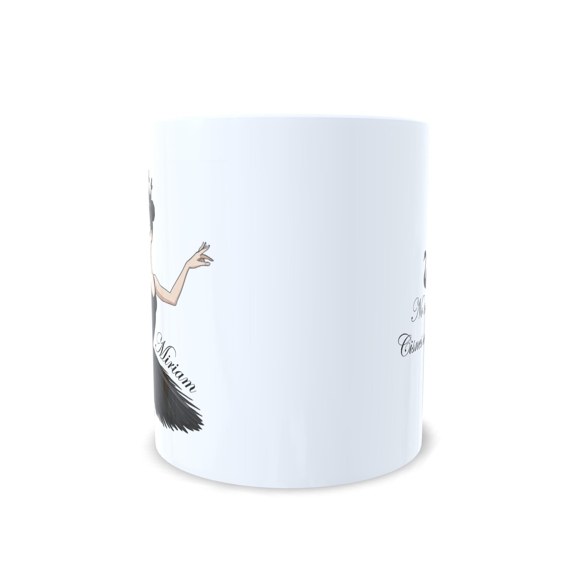 Taza personalizada regalo de Ballet para bailarinas inspirado Lago de los Cisnes - 3