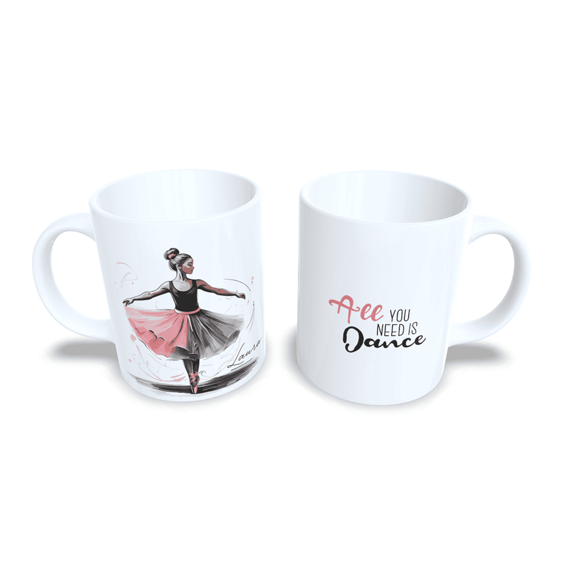 Taza personalizada regalo de Ballet o danza clásica para bailarinas y profesoras - 4