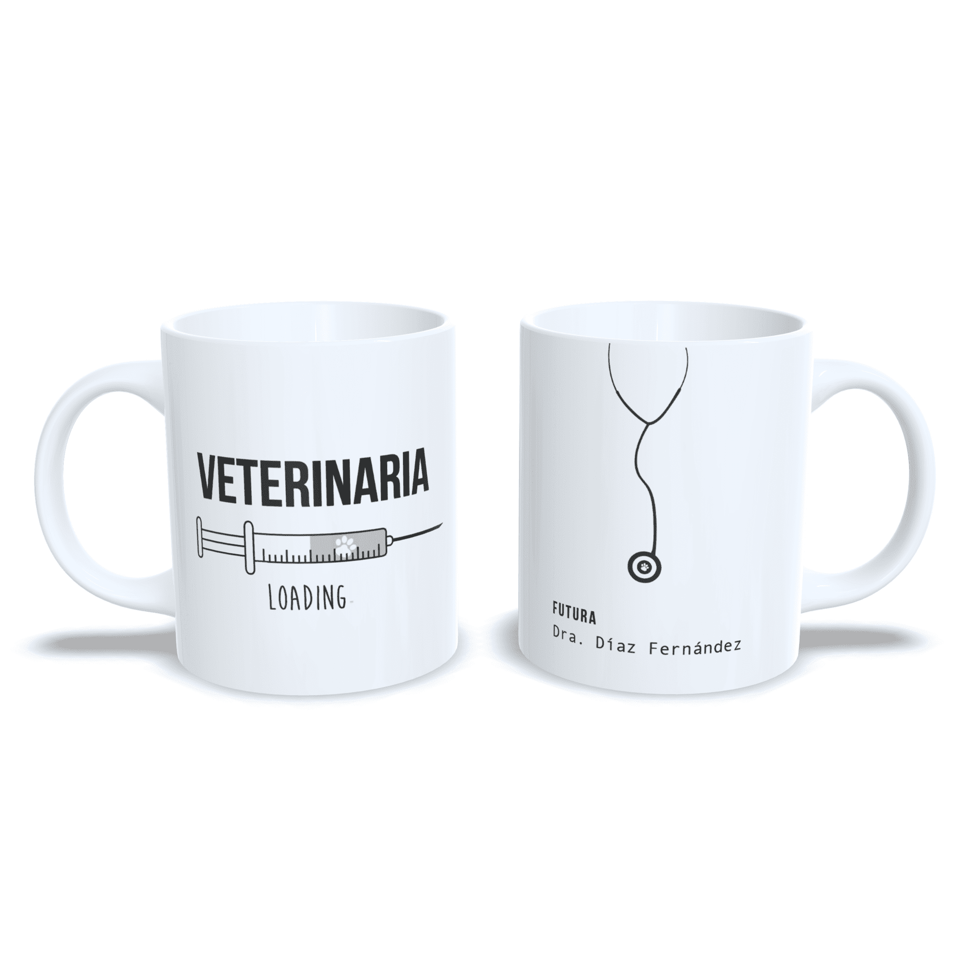 Taza personalizada regalo para estudiantes universitarios de veterinaria - 5