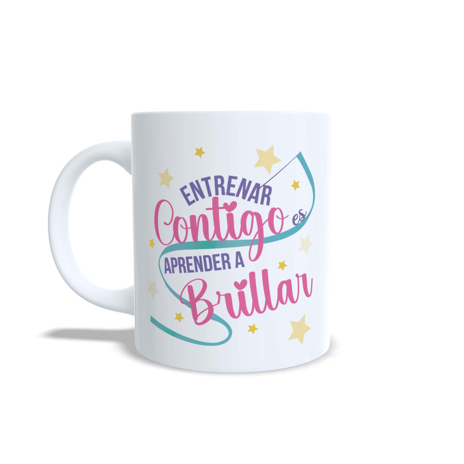 Taza personalizada Gimnasia Rítmica regalo entrenadora Aprender a Brillar - 2