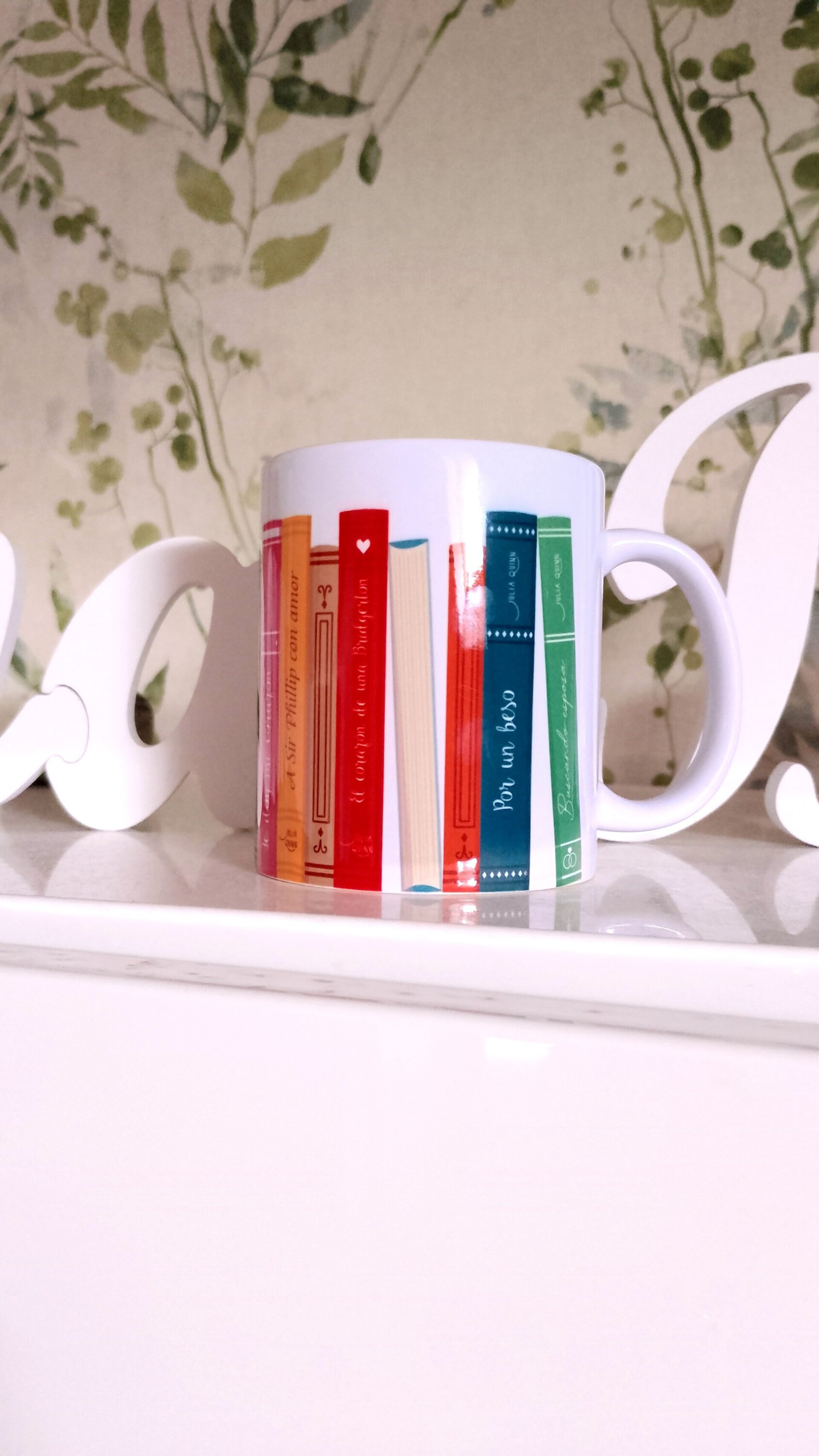 Taza personalizada librería de Julia Quinn colección libros Bridgerton novelas - 6