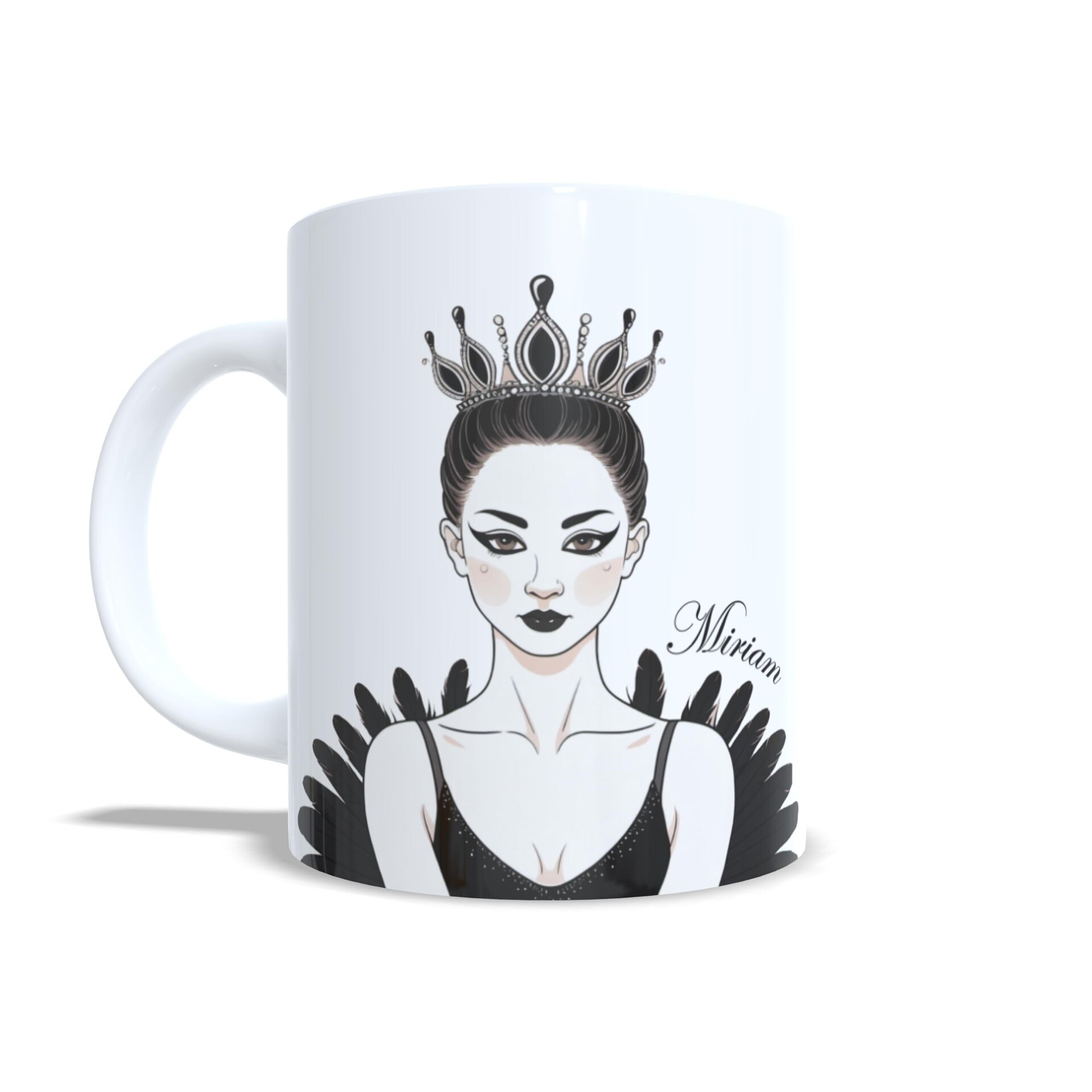 Cisne negro lago de los cisnes - Taza ballet personalizada - 2