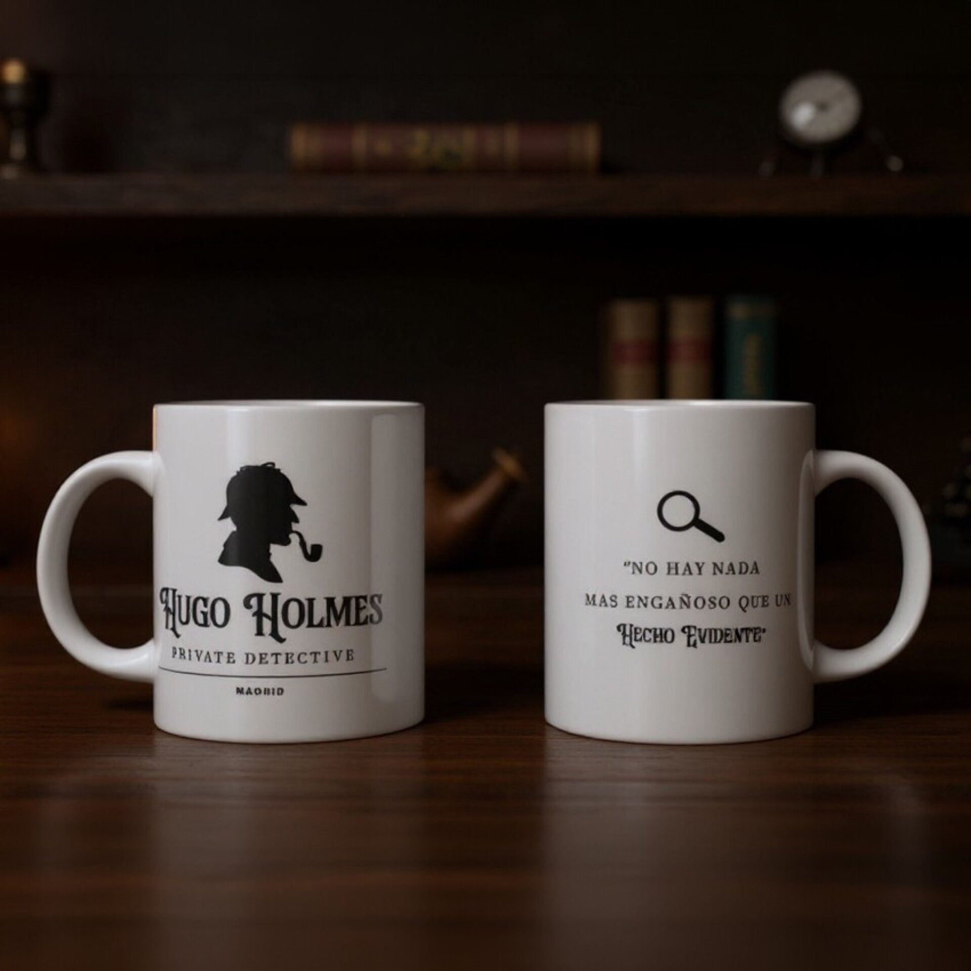Taza personalizada Sherlock Holmes detective espía misterio - 2