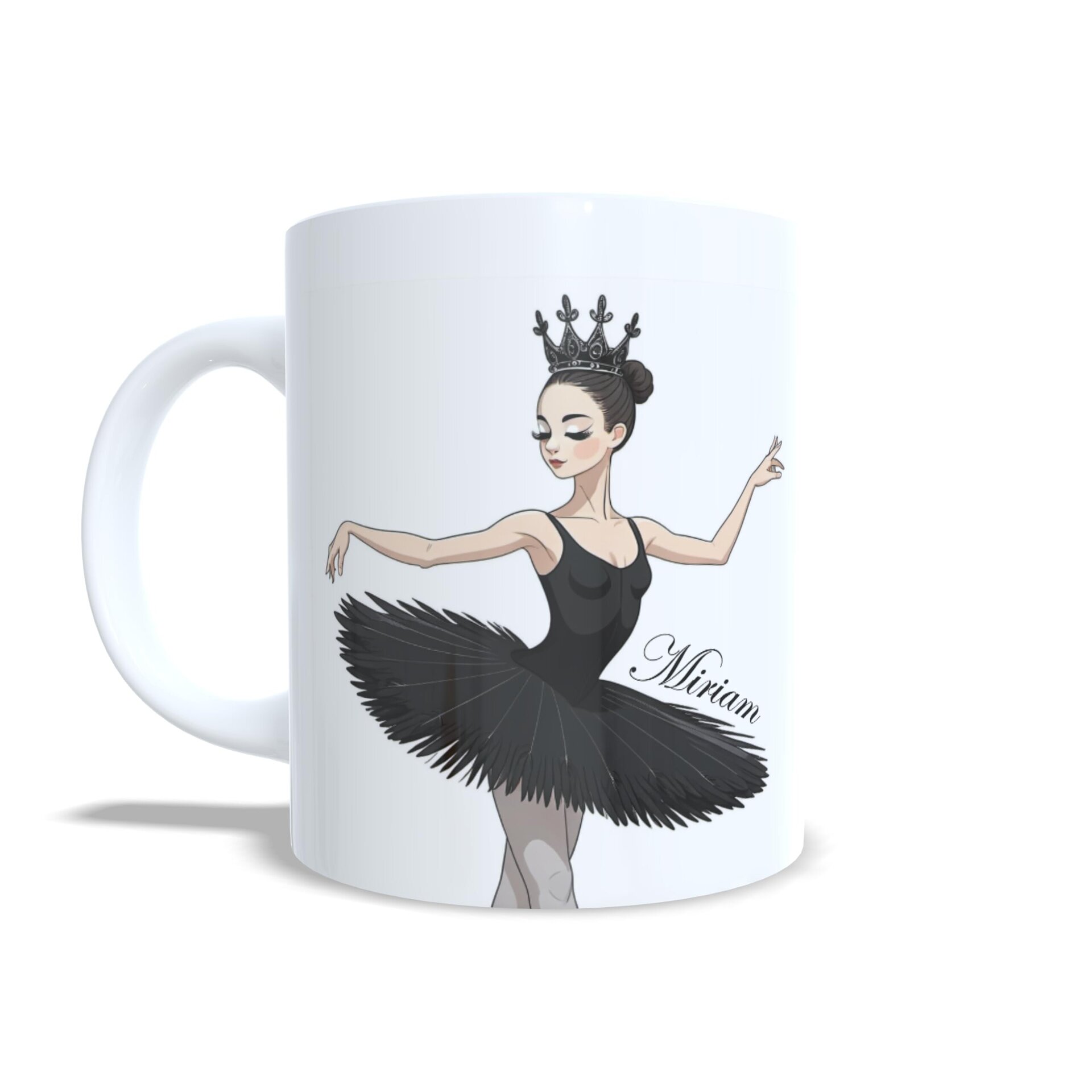 Taza personalizada regalo de Ballet para bailarinas inspirado Lago de los Cisnes - 2