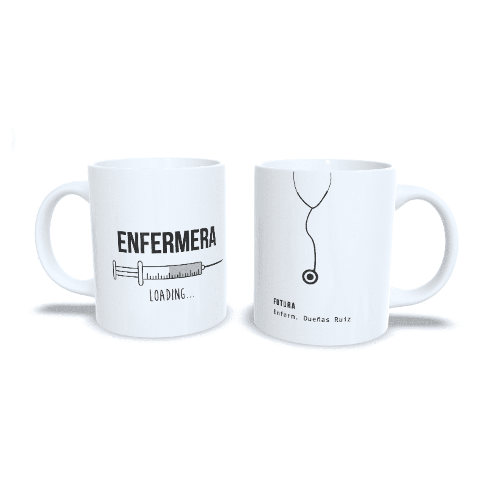 Taza personalizada regalo para estudiantes universitarios de Enfermería - 4