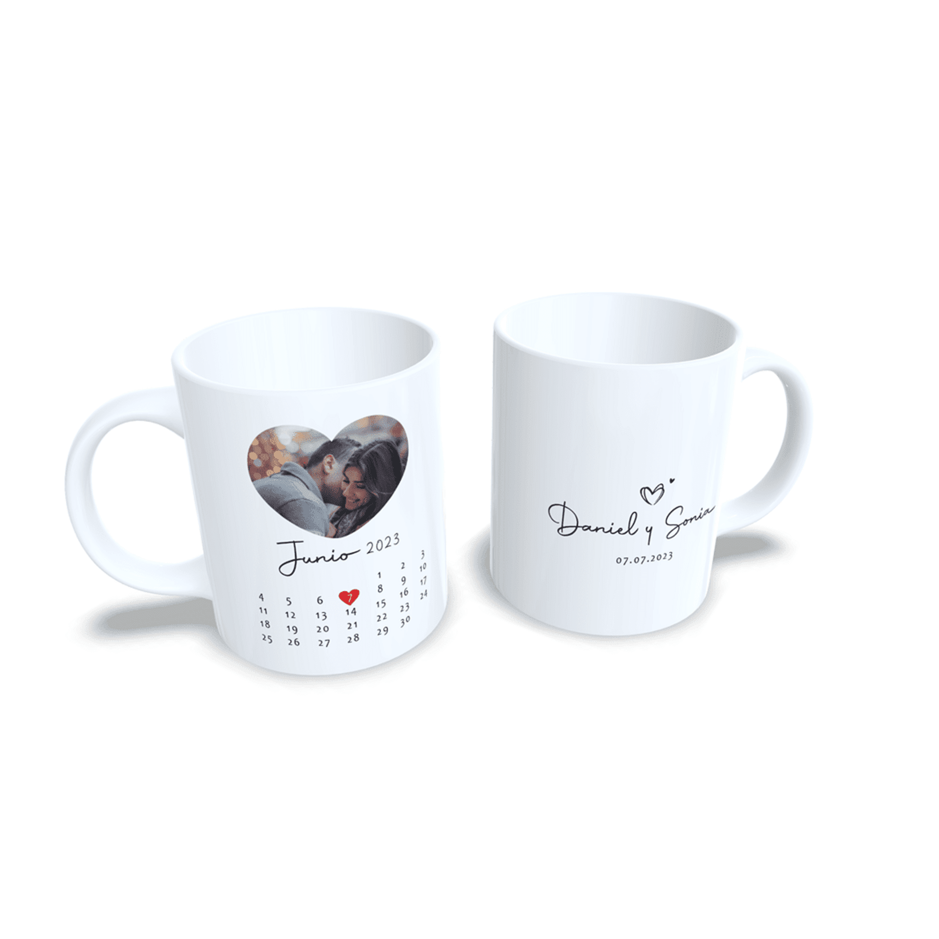 Taza personalizada para parejas aniversario san Valentin regalo novio novia 2 - 8