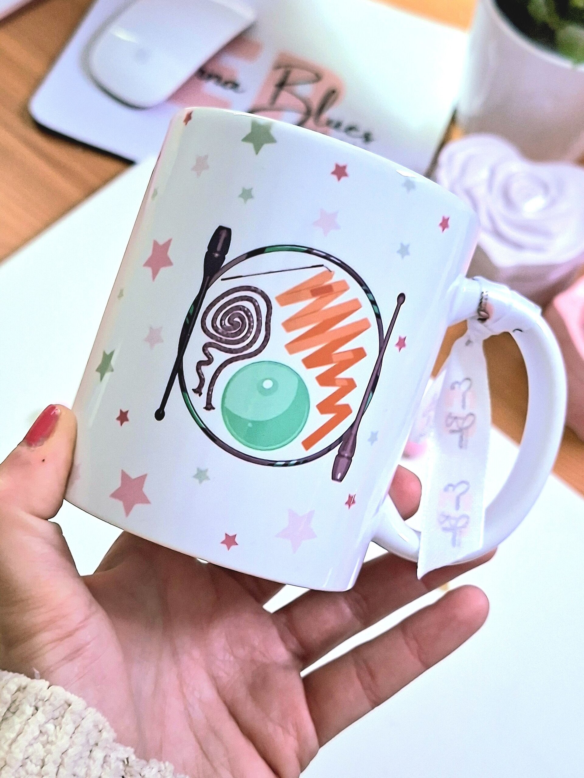 Taza personalizada Gimnasia Rítmica - soy ritmiquera de la cabeza a las punteras - 3
