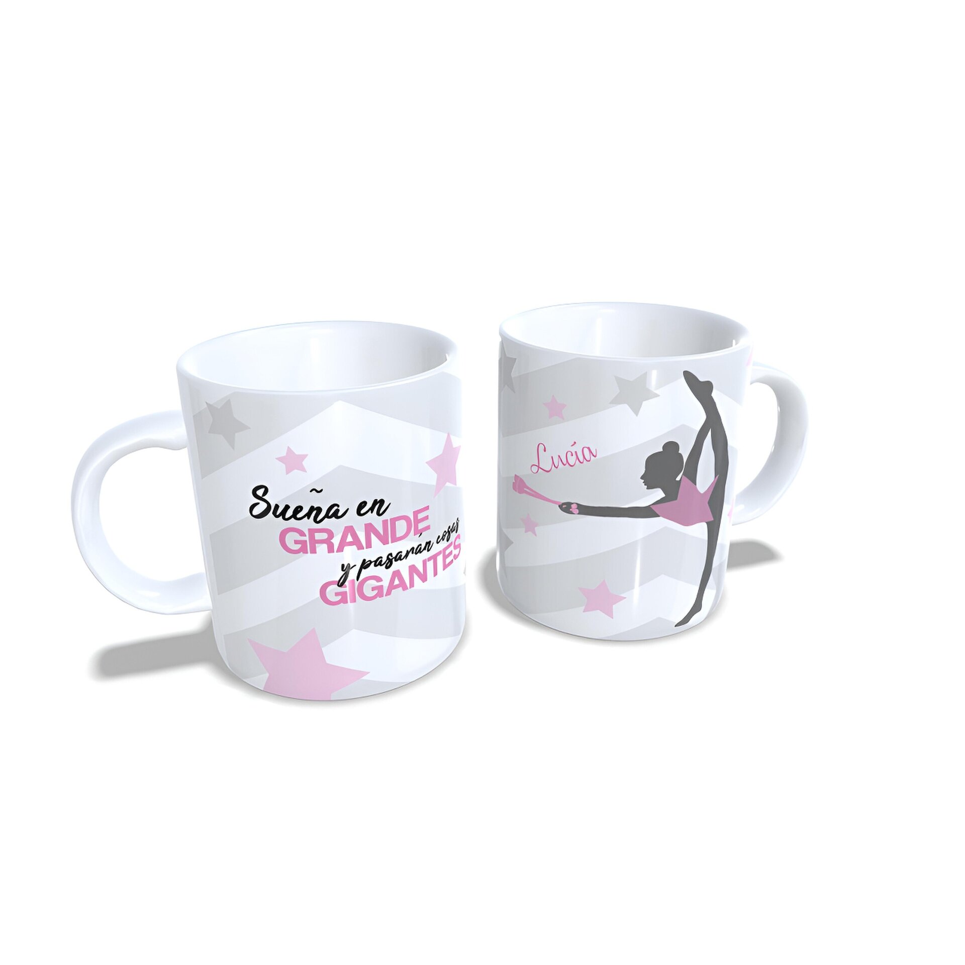 Taza personalizada Gimnasia Rítmica Mazas Sueña en grande regalo gimnastas - 8