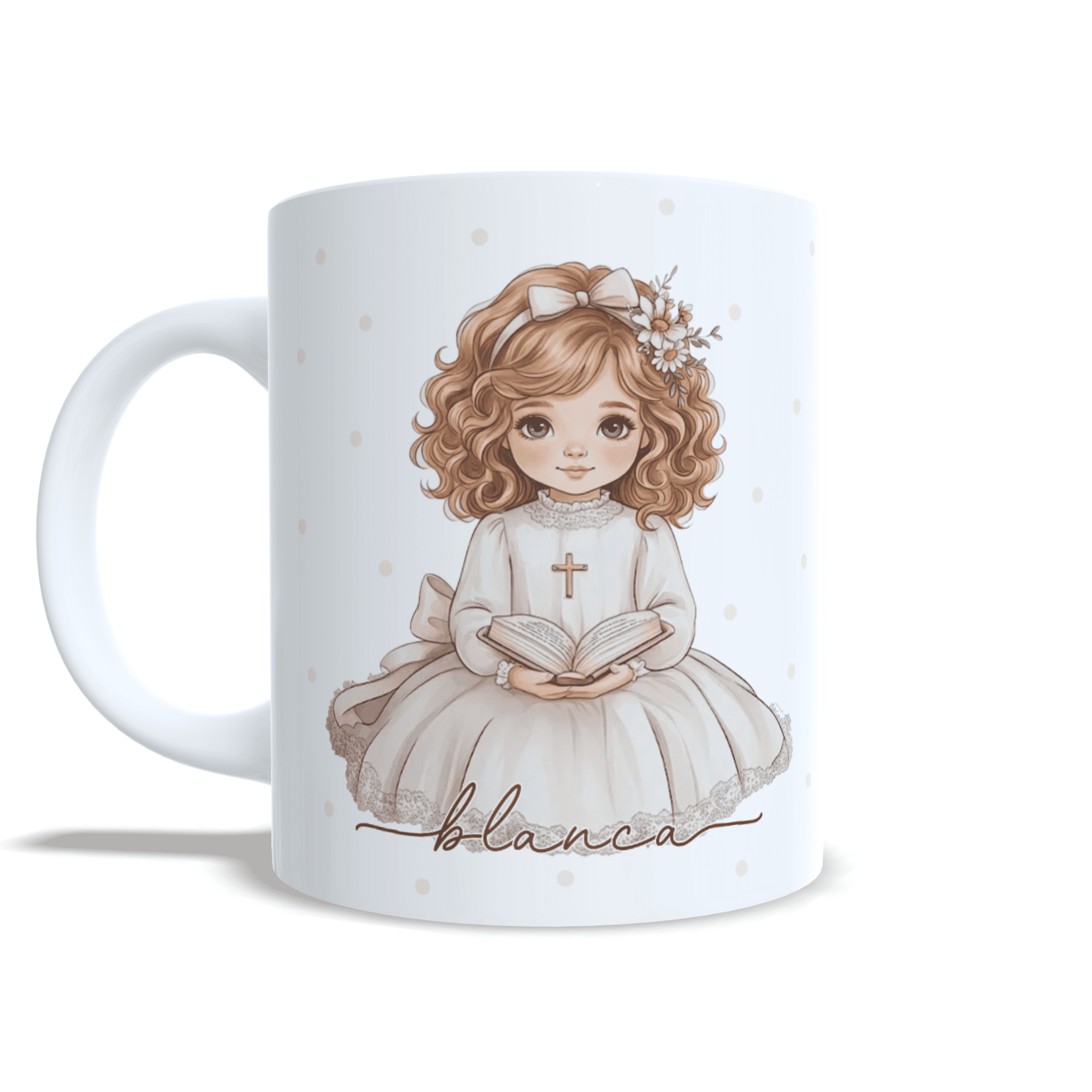 Taza personalizada comunión niña varios modelos - 7