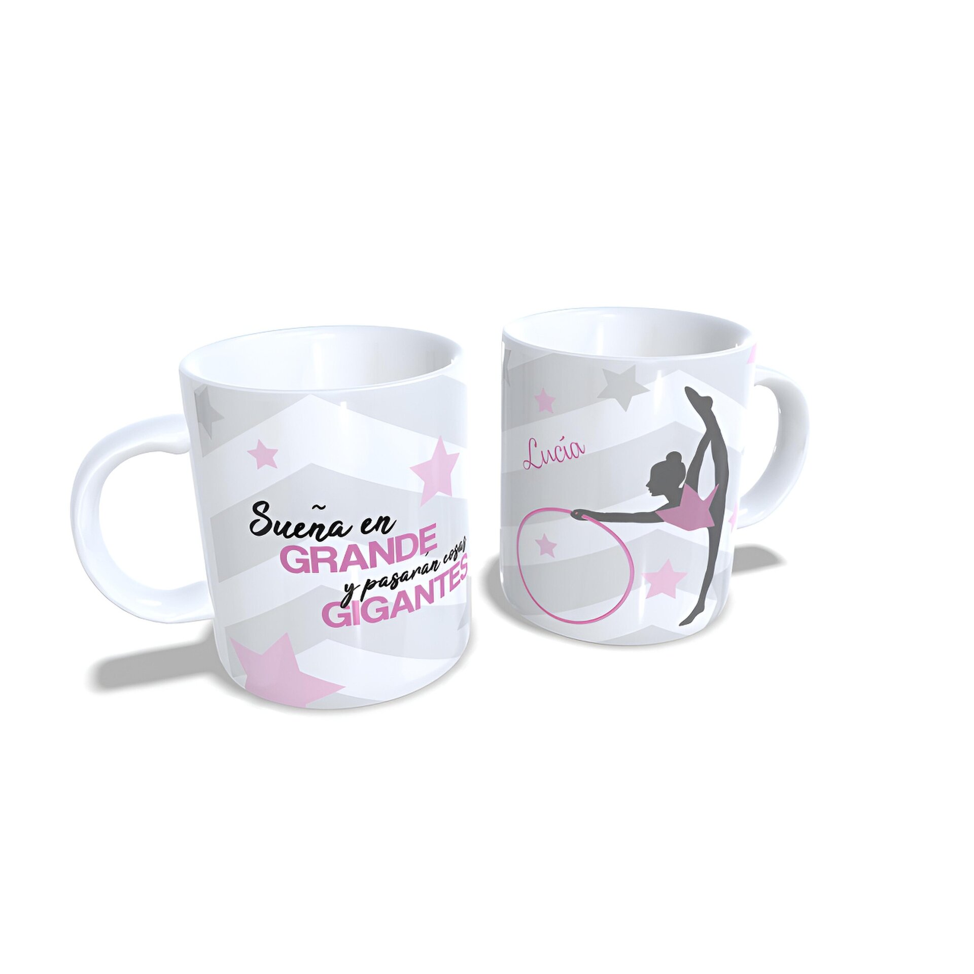 Taza personalizada Gimnasia Rítmica Aro Sueña en grande regalo gimnastas - 7