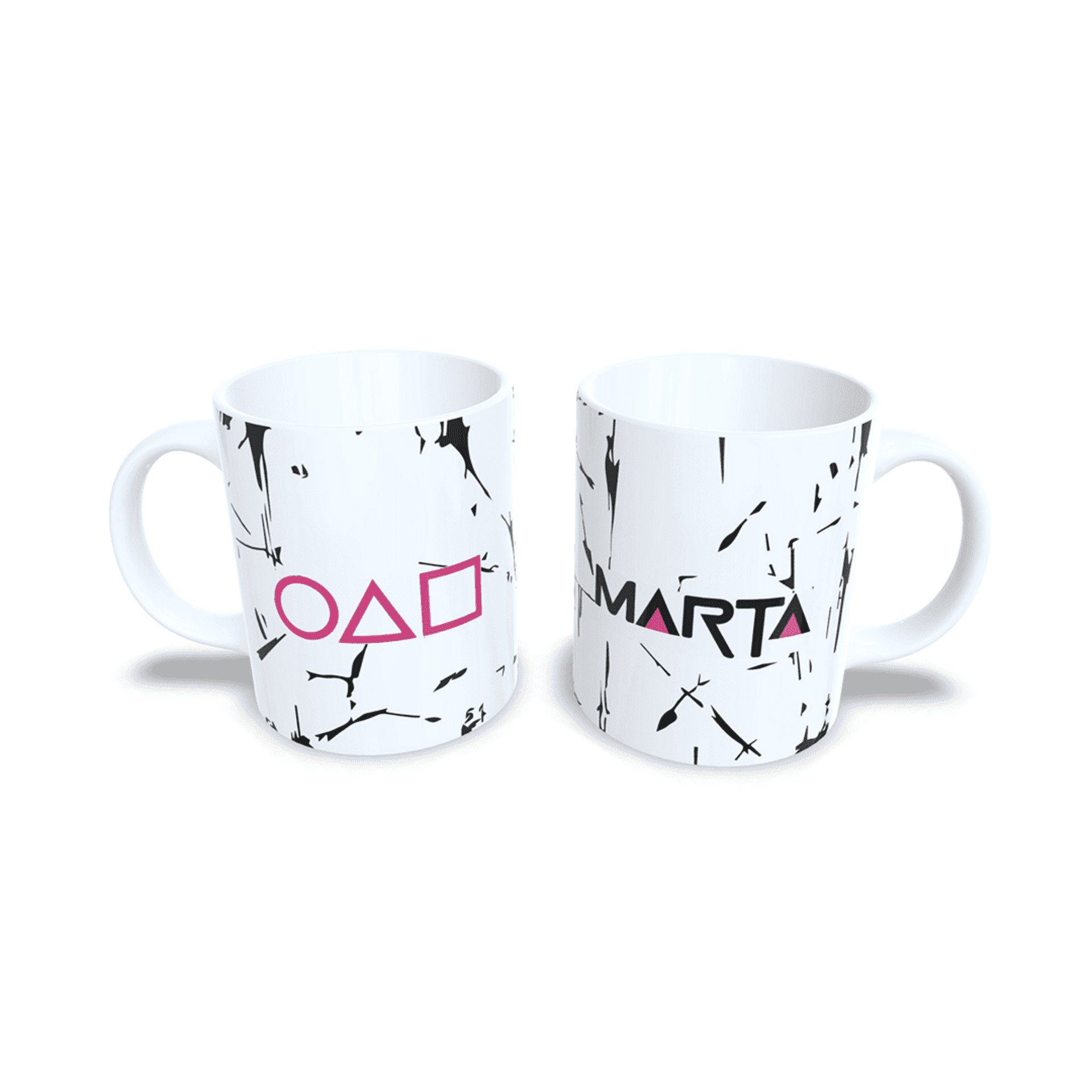 Taza personalizada inspirada en el Juego del Calamar serie Netflix con nombre - 8