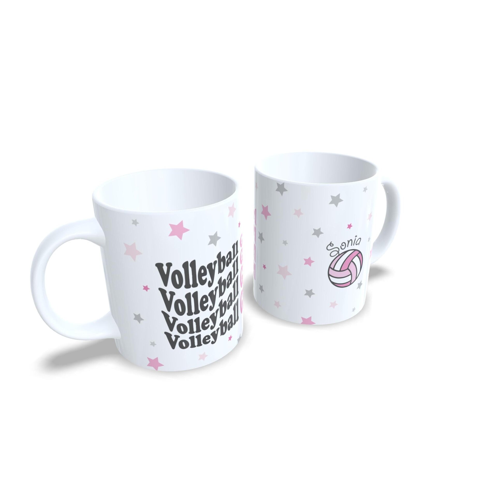 Taza personalizada voleibol para chicas jugadoras de vóley regalo original - 3