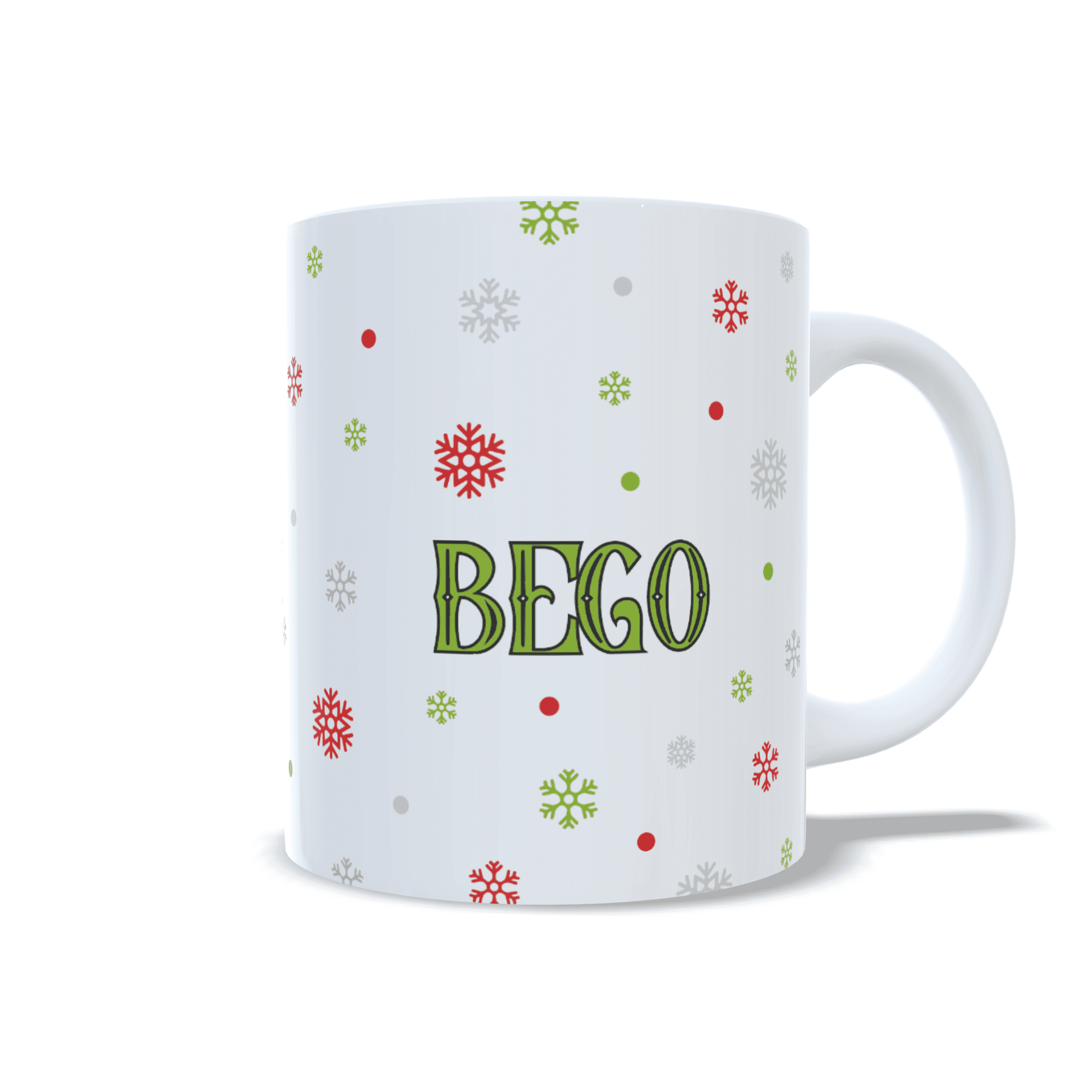 Taza personalizada regalo Grinch Merry Grinchmas navideña con nombre rojo - 4