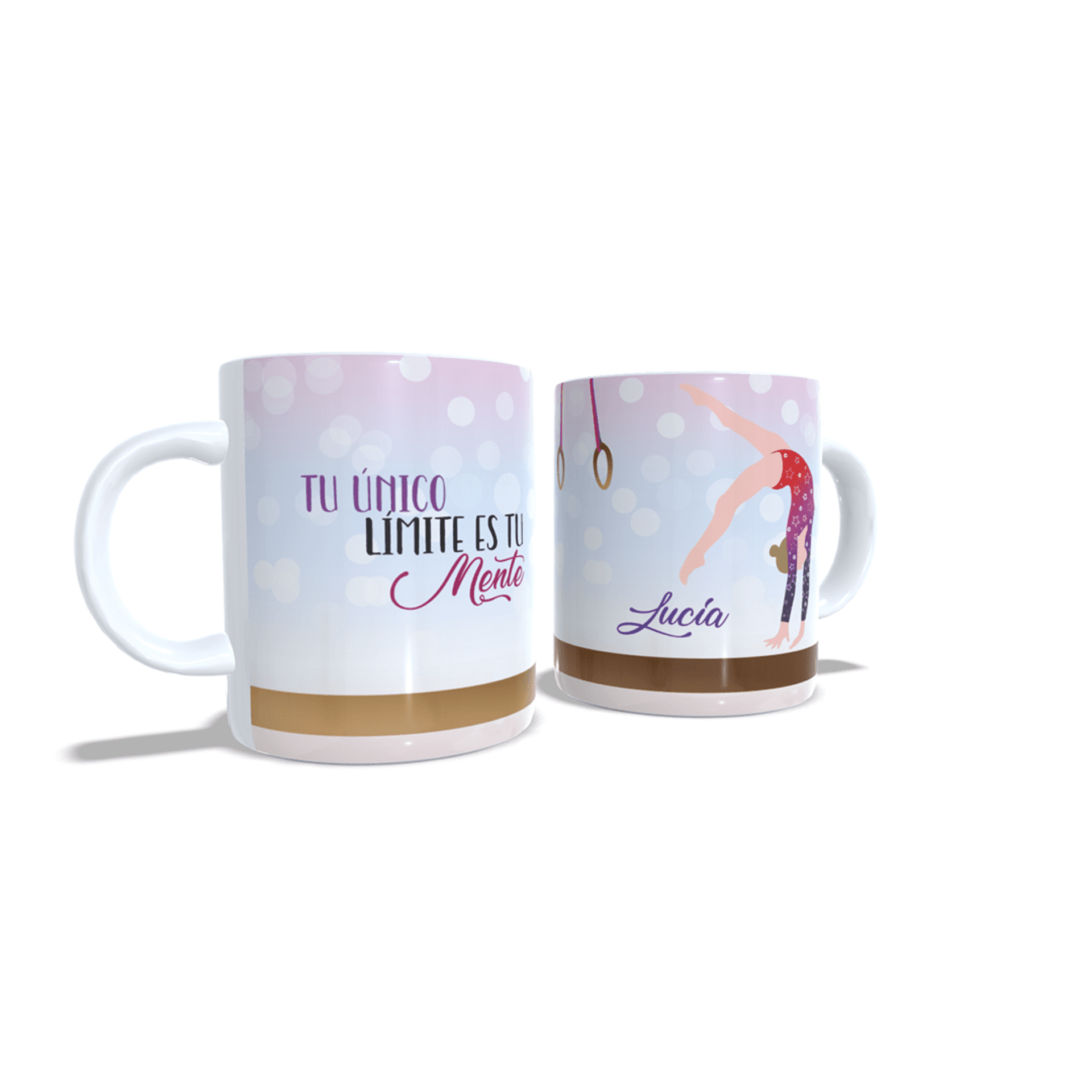 Taza personalizada Gimnasia Artística Tu único límite es tu mente - 2