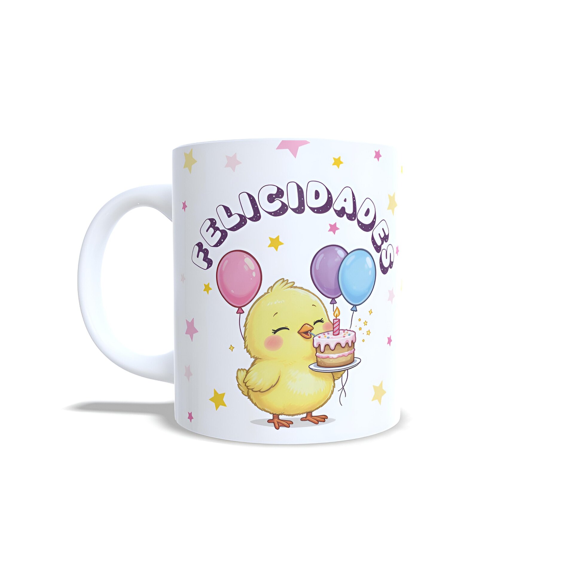 Taza personalizada feliz cumpleaños felicitación pollito Enna Blues regalo - 2