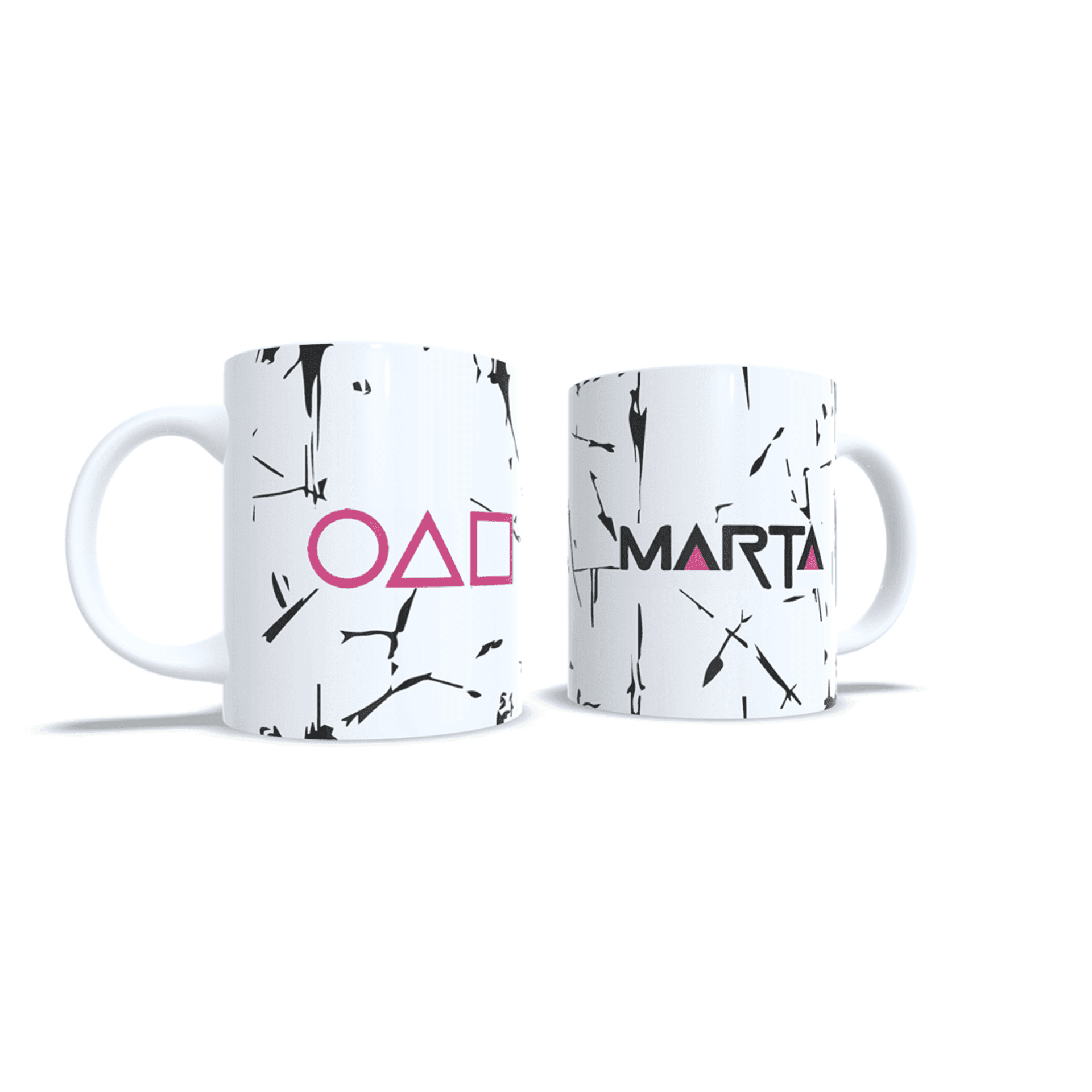 Taza personalizada inspirada en el Juego del Calamar serie Netflix con nombre - 9