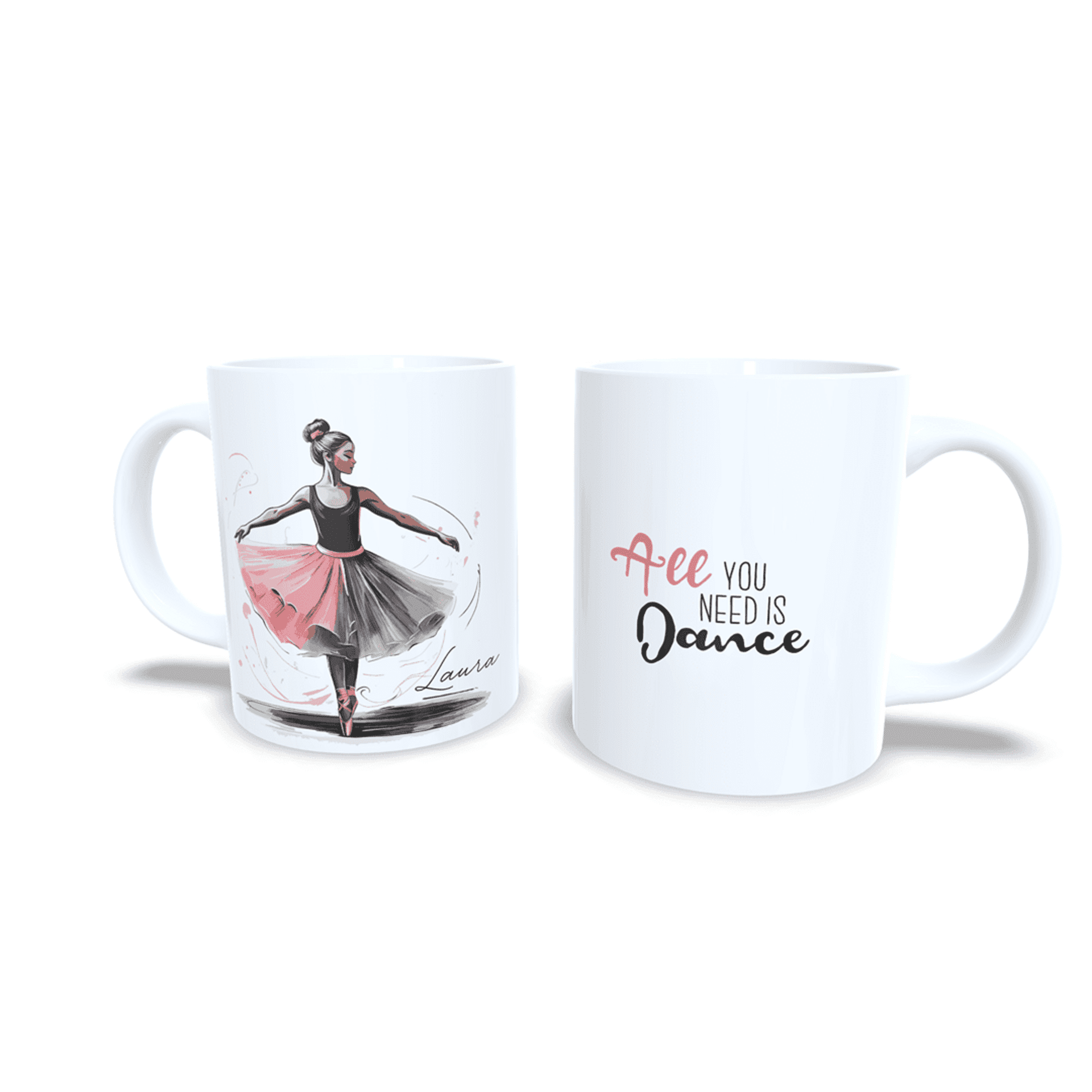 Taza personalizada regalo de Ballet o danza clásica para bailarinas y profesoras - 5