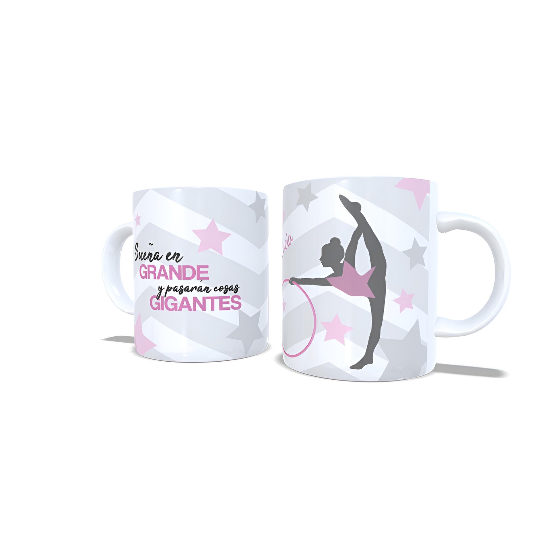 Taza personalizada Gimnasia Rítmica Aro Sueña en grande regalo gimnastas - 2