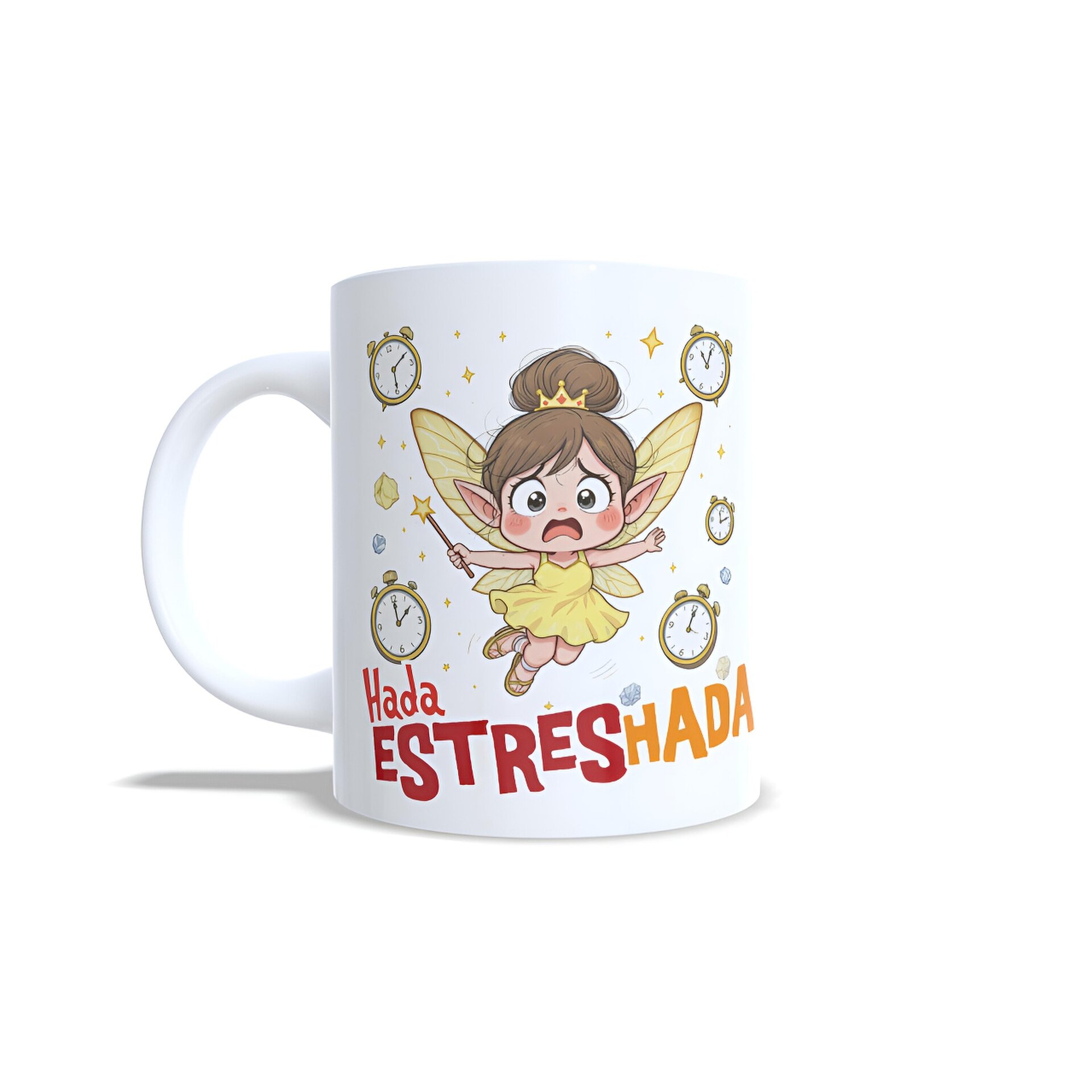 Taza personalizada Hada Estresada regalo personalizado estrés ansiedad - 2