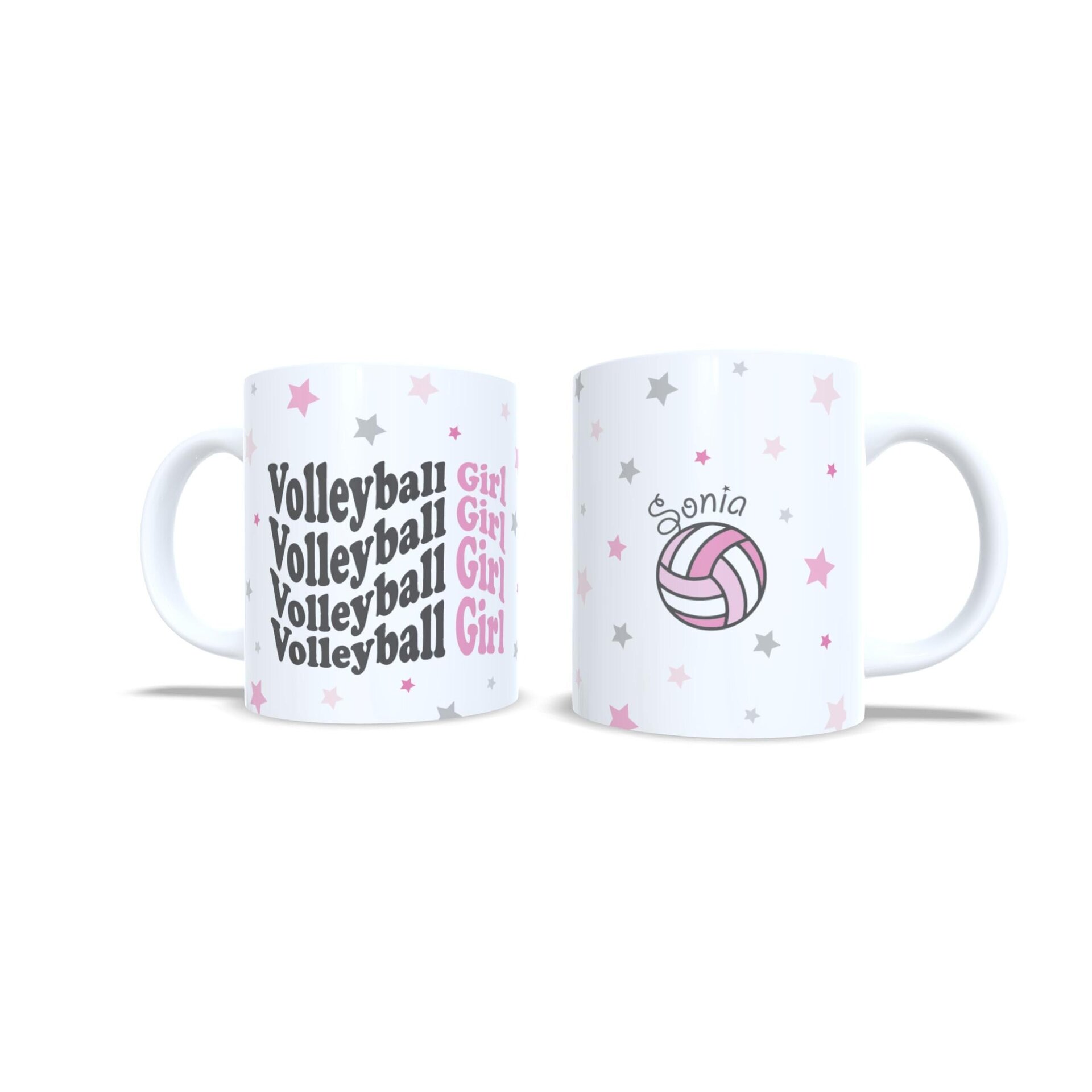 Taza personalizada voleibol para chicas jugadoras de vóley regalo original - 5