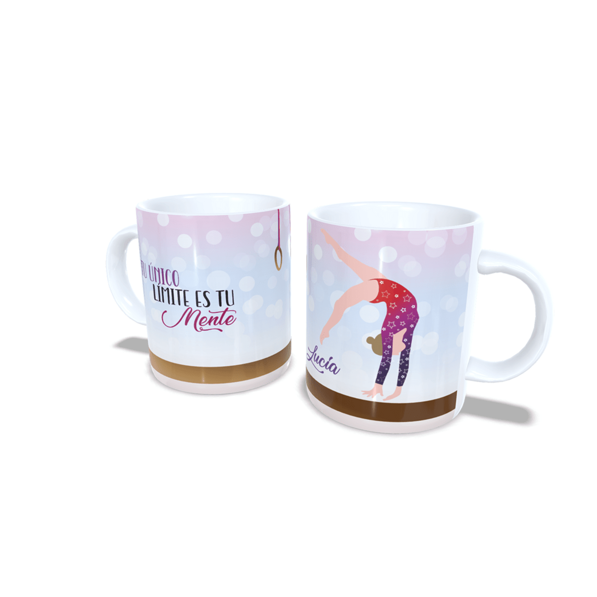 Taza personalizada Gimnasia Artística Tu único límite es tu mente - 4