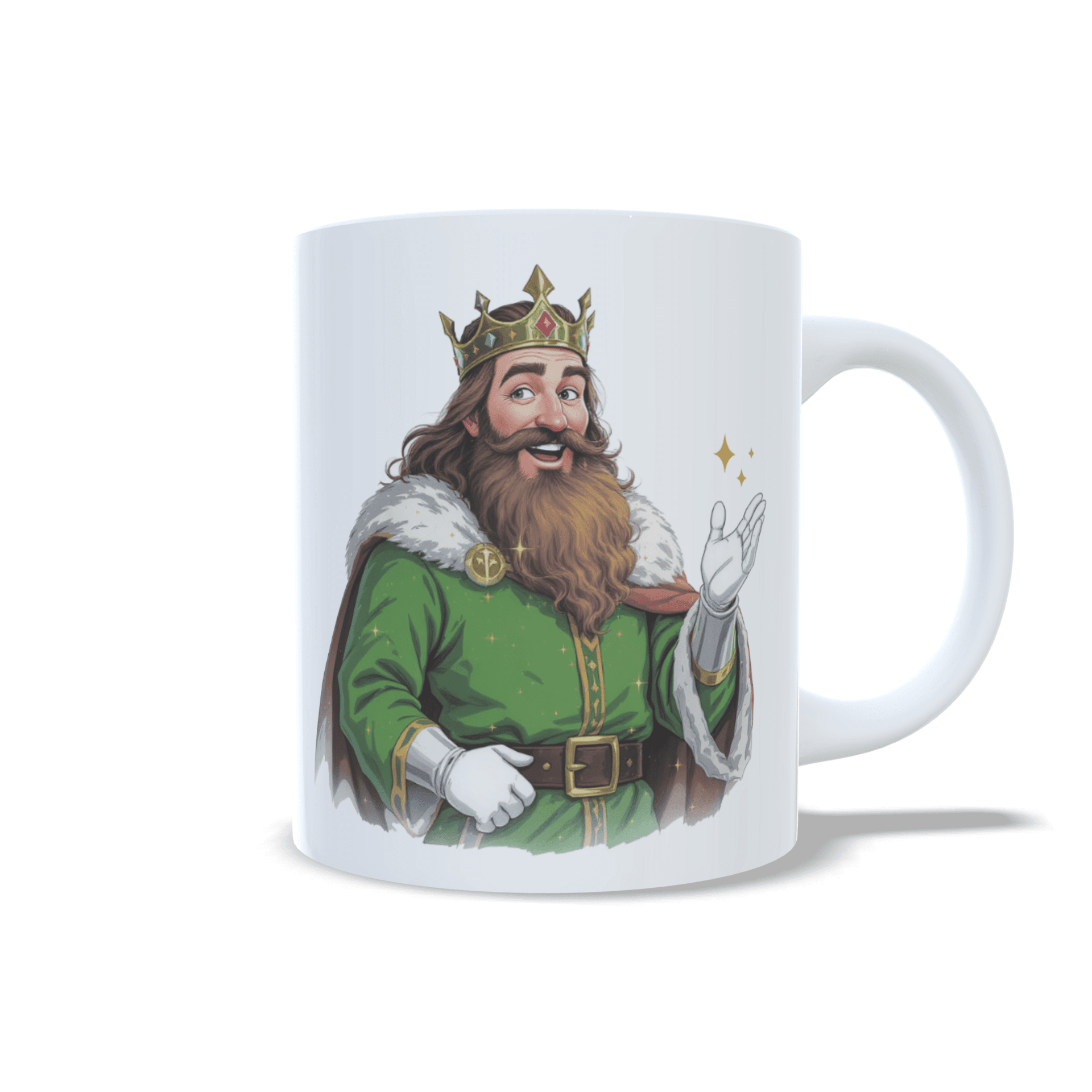 Taza personalizada regalo Rey Gaspar con carta o mensaje reyes magos navidad - 2