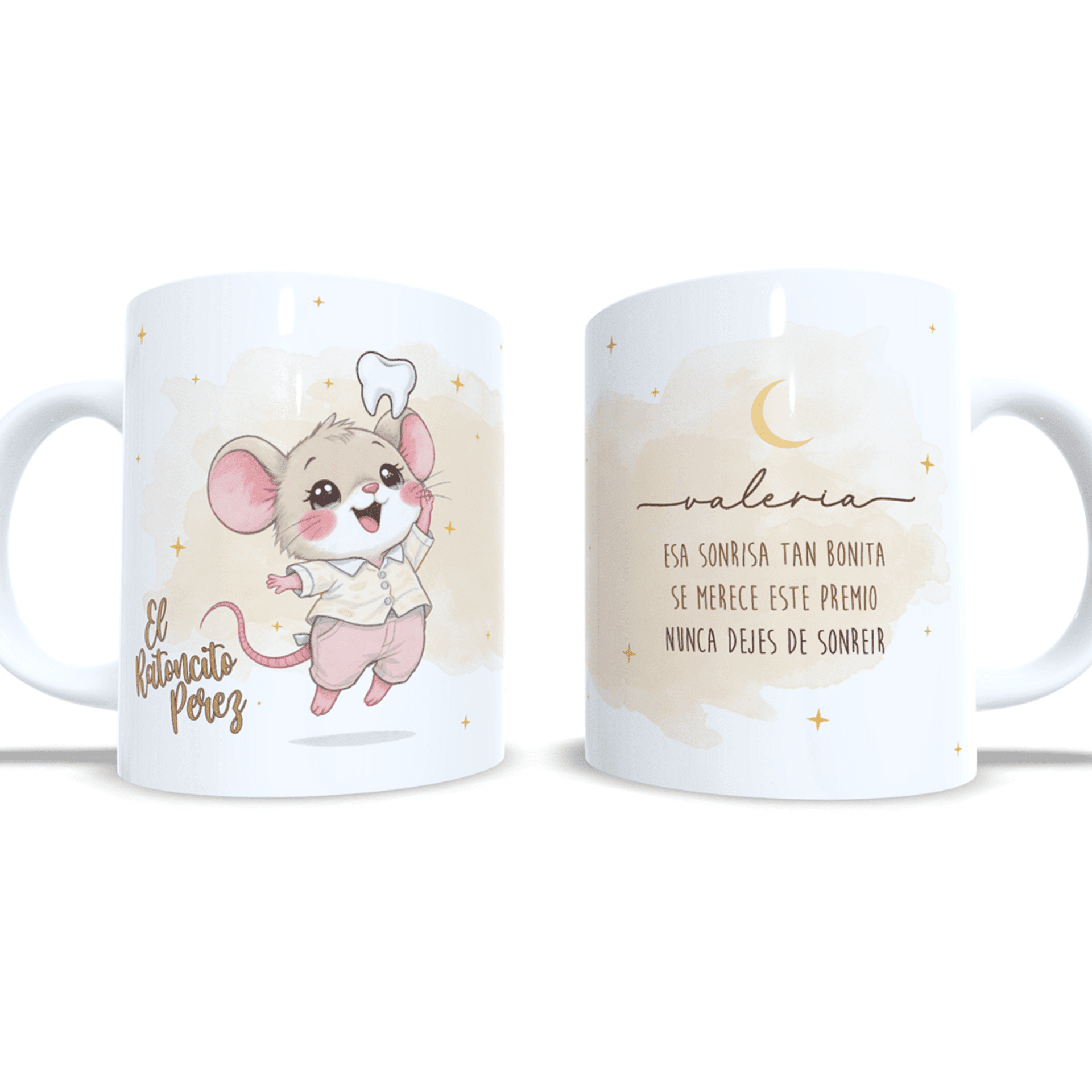 Taza personalizada regalo Ratoncito Pérez con mensaje caída de dientes niños - 9