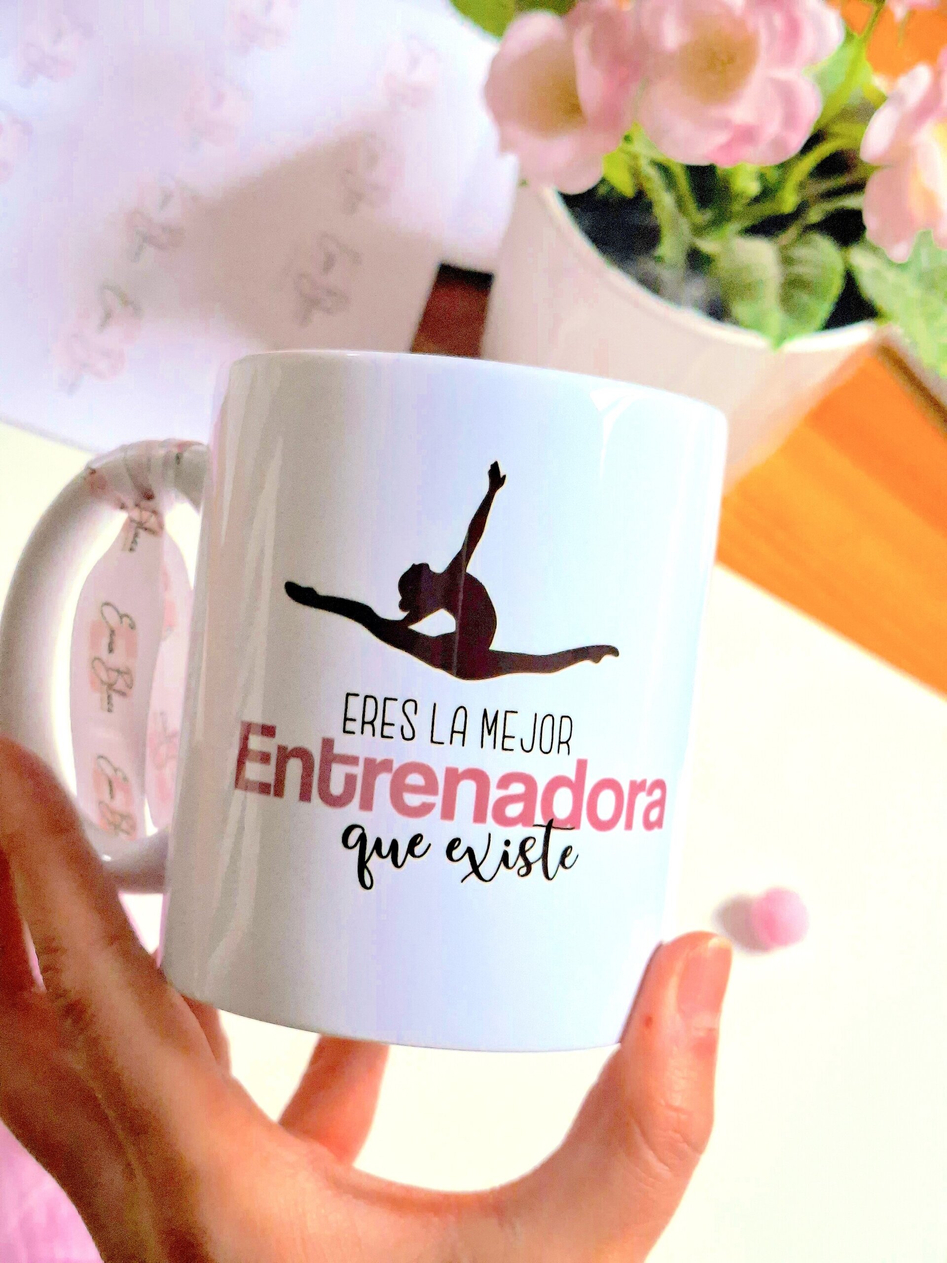 Taza personalizada Gimnasia Rítmica mejor entrenadora Enna Blues - 7