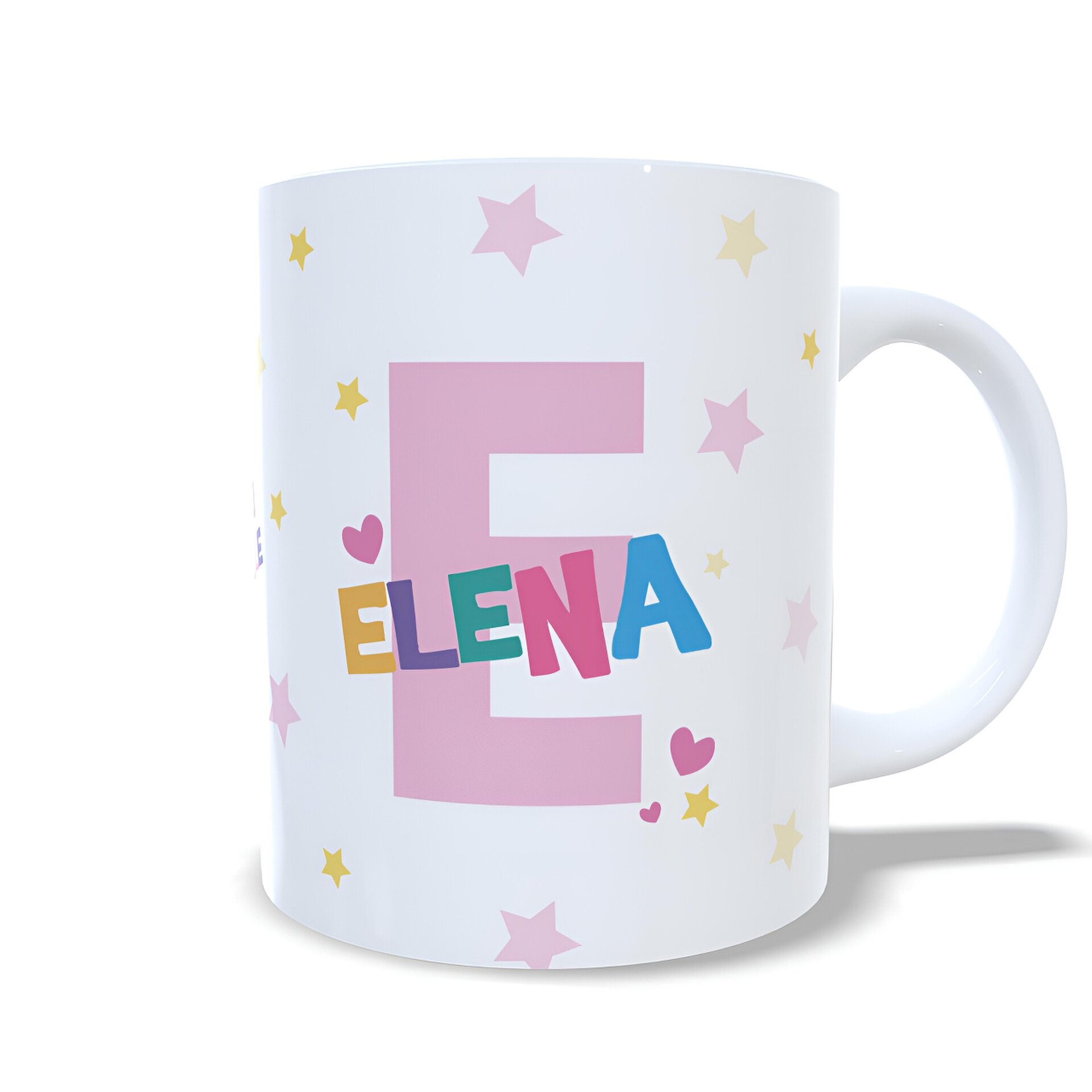 Taza personalizada cumpleaños niña subida en unicornio regalo nombre Enna Blues - 5