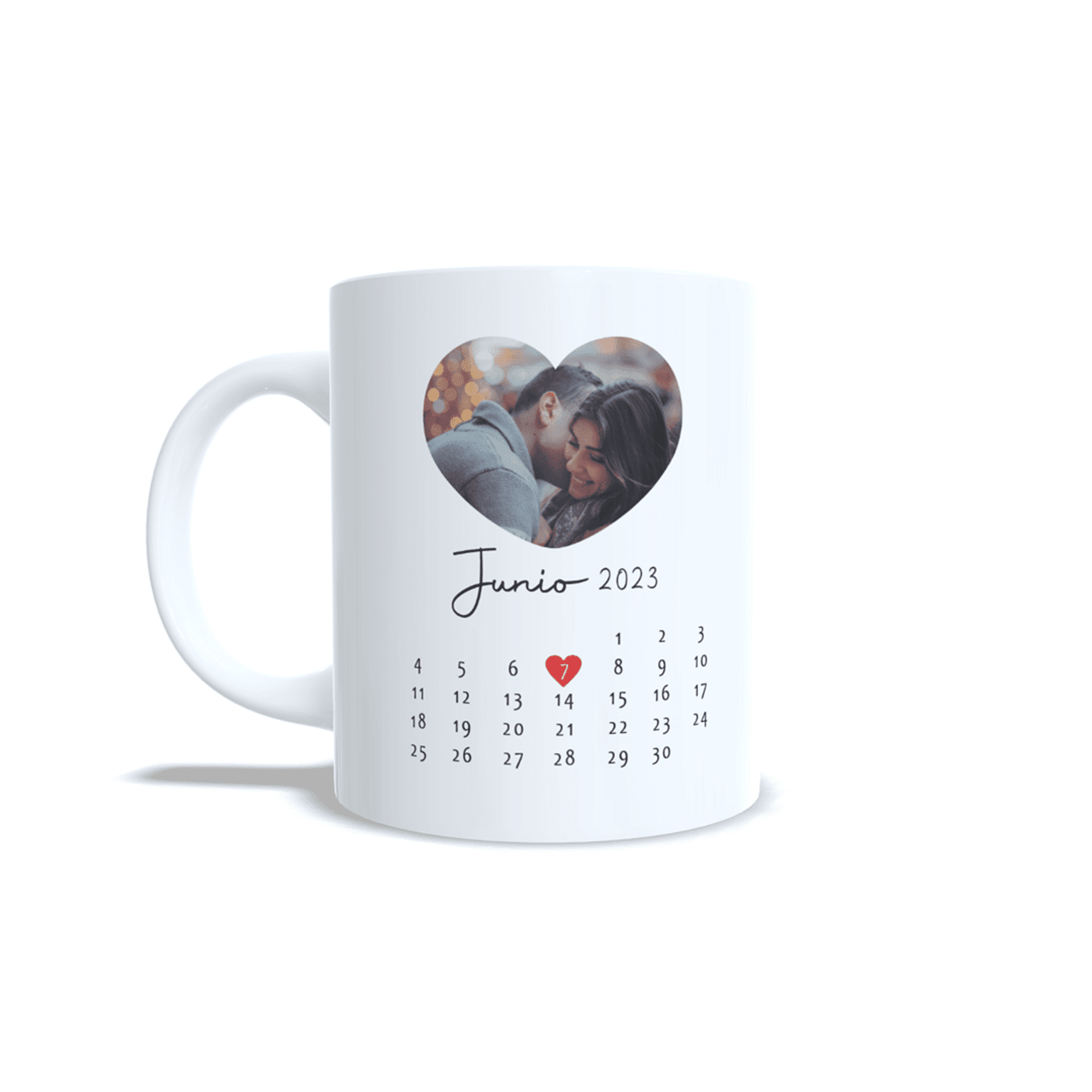 Taza personalizada para parejas aniversario san Valentin regalo novio novia 2 - 2
