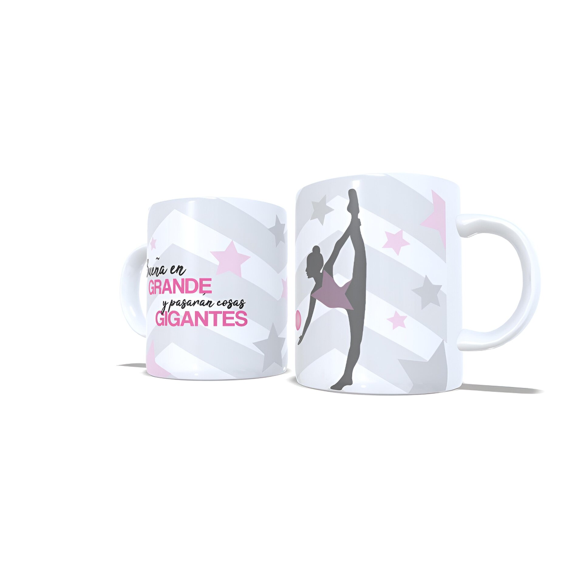 Taza personalizada Gimnasia Rítmica Pelota Sueña en grande regalo gimnastas - 3