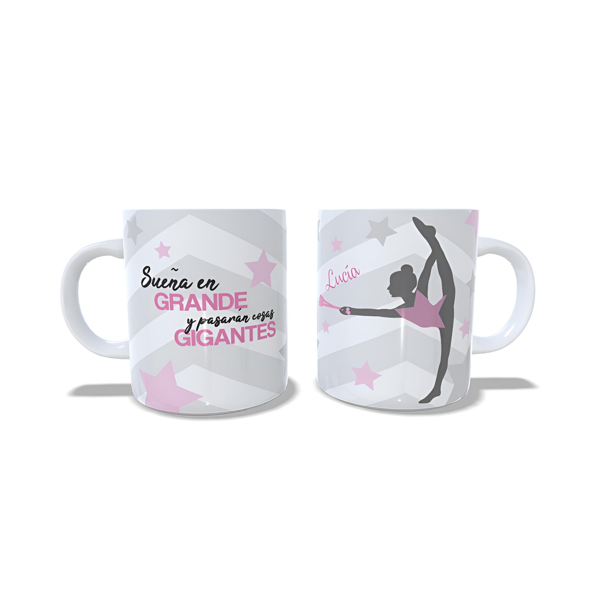 Taza personalizada Gimnasia Rítmica Mazas Sueña en grande regalo gimnastas - 2
