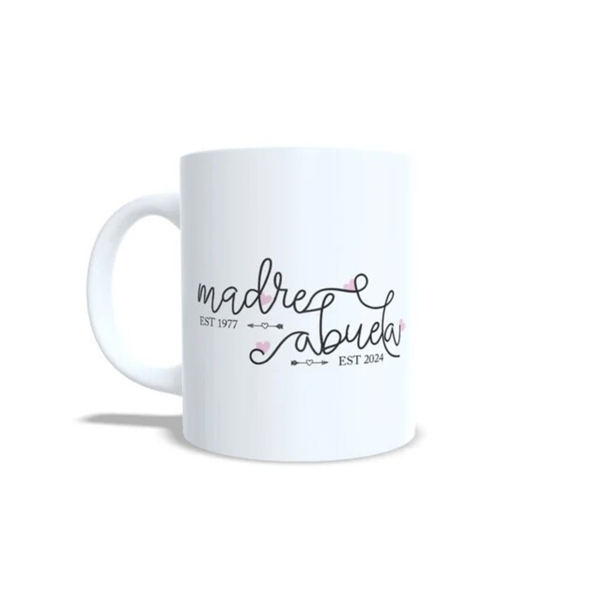 Taza personalizada madre y abuela regalo original con nombres familia día madre - 2