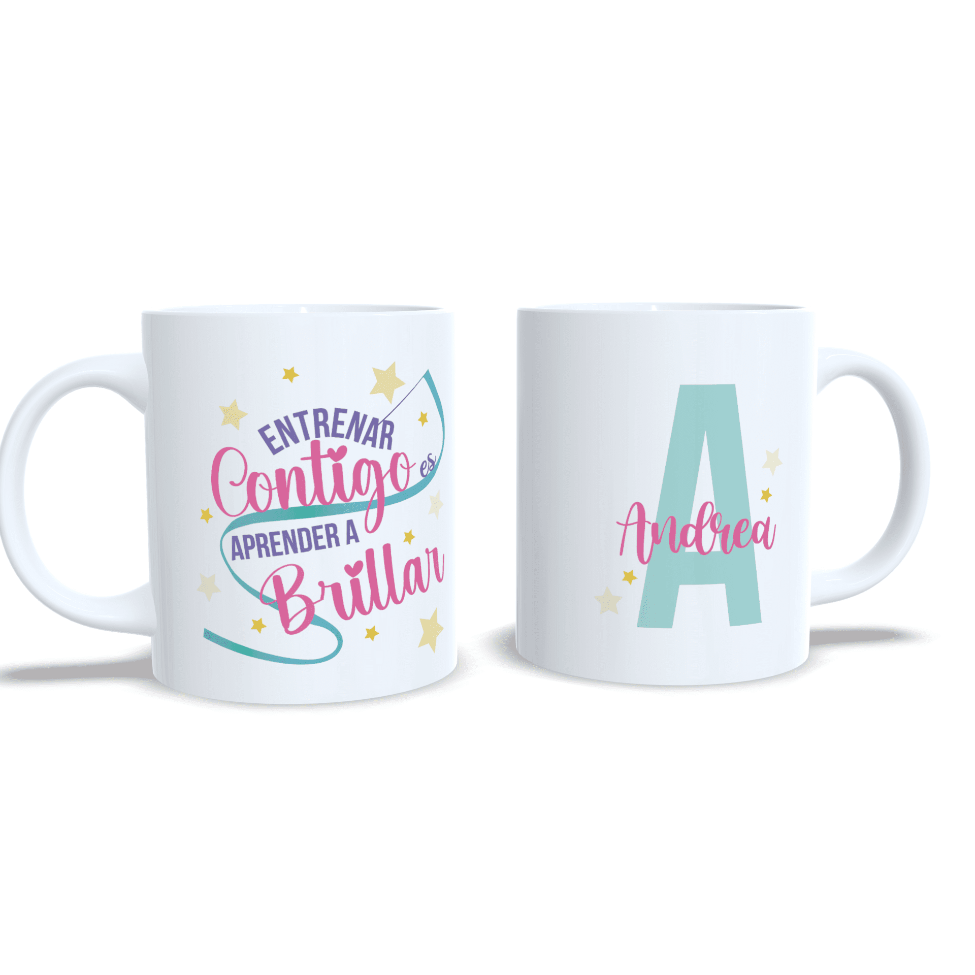 Taza personalizada Gimnasia Rítmica regalo entrenadora Aprender a Brillar - 5