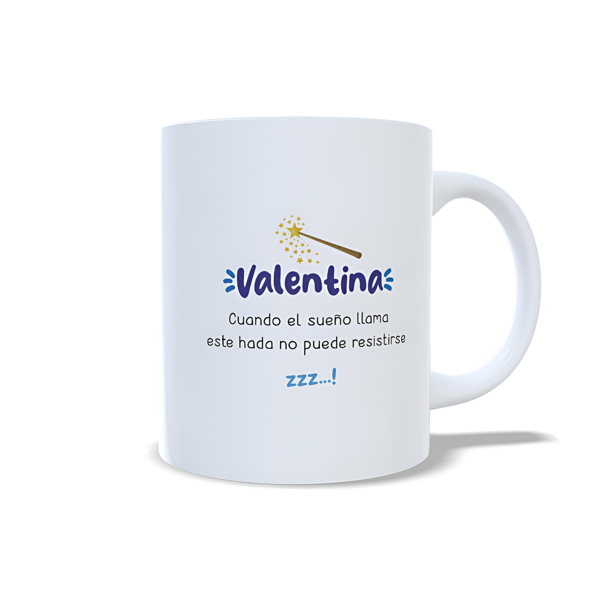Taza personalizada hada adormilada adormilhada dormilona regalo Enna Blues - 5