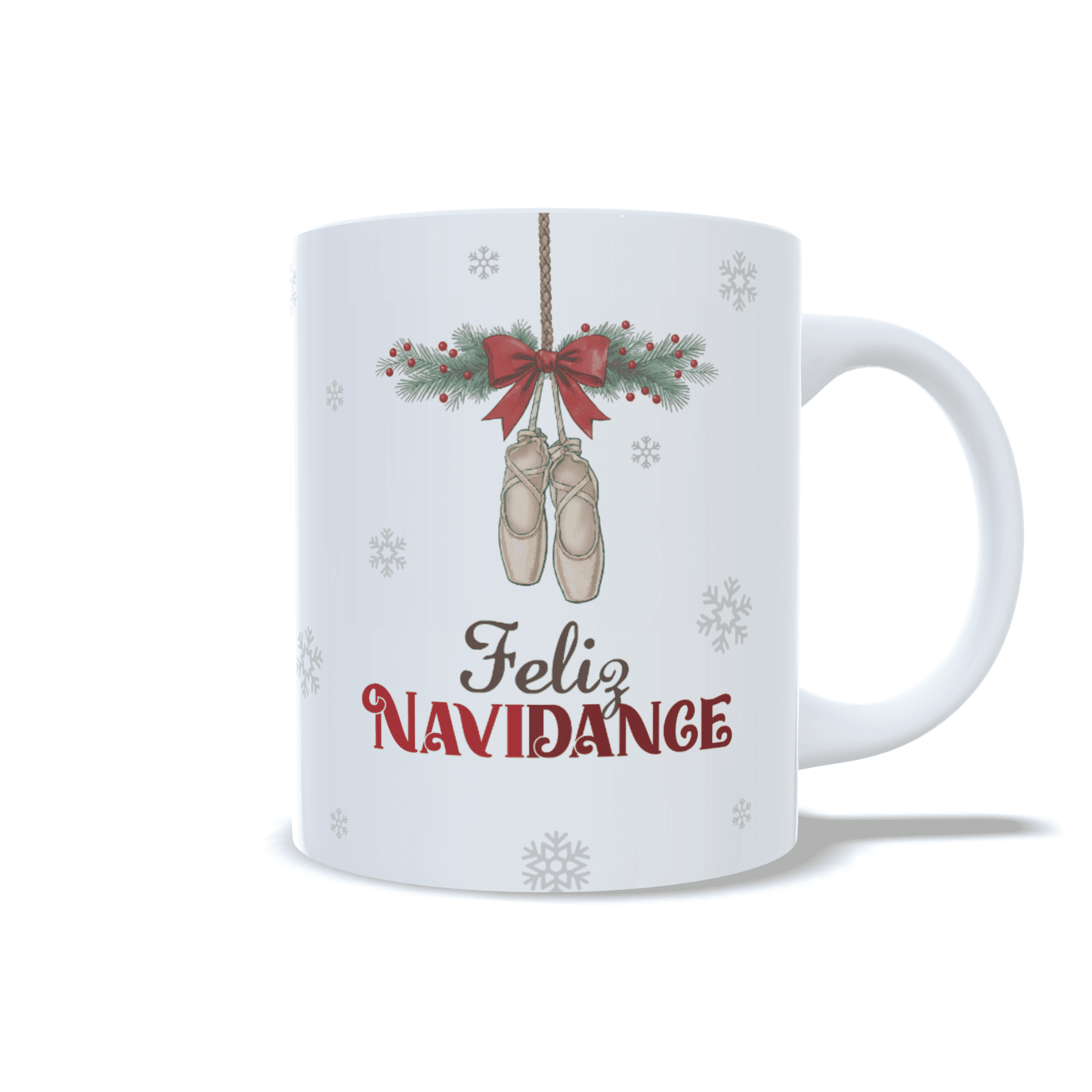 Taza personalizada regalo Bailarina Ballet navidad navideña Feliz Navidance - 4