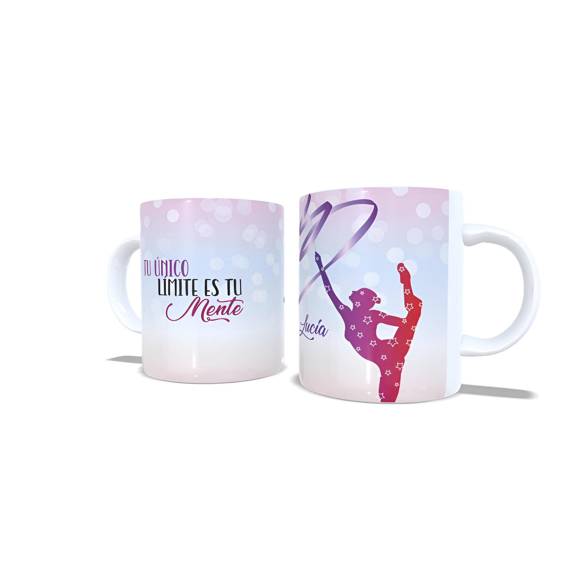 Taza personalizada Gimnasia Rítmica Cinta Tu único límite regalo gimnastas - 3