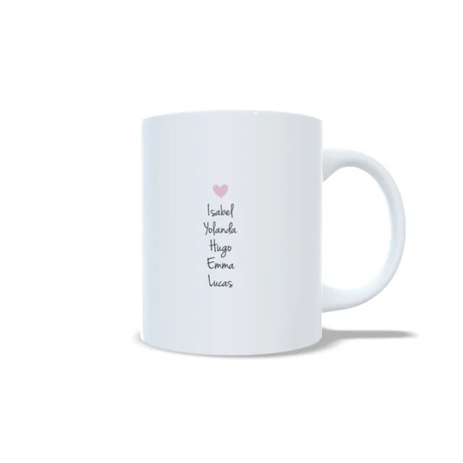 Taza personalizada madre y abuela regalo original con nombres familia día madre - 3