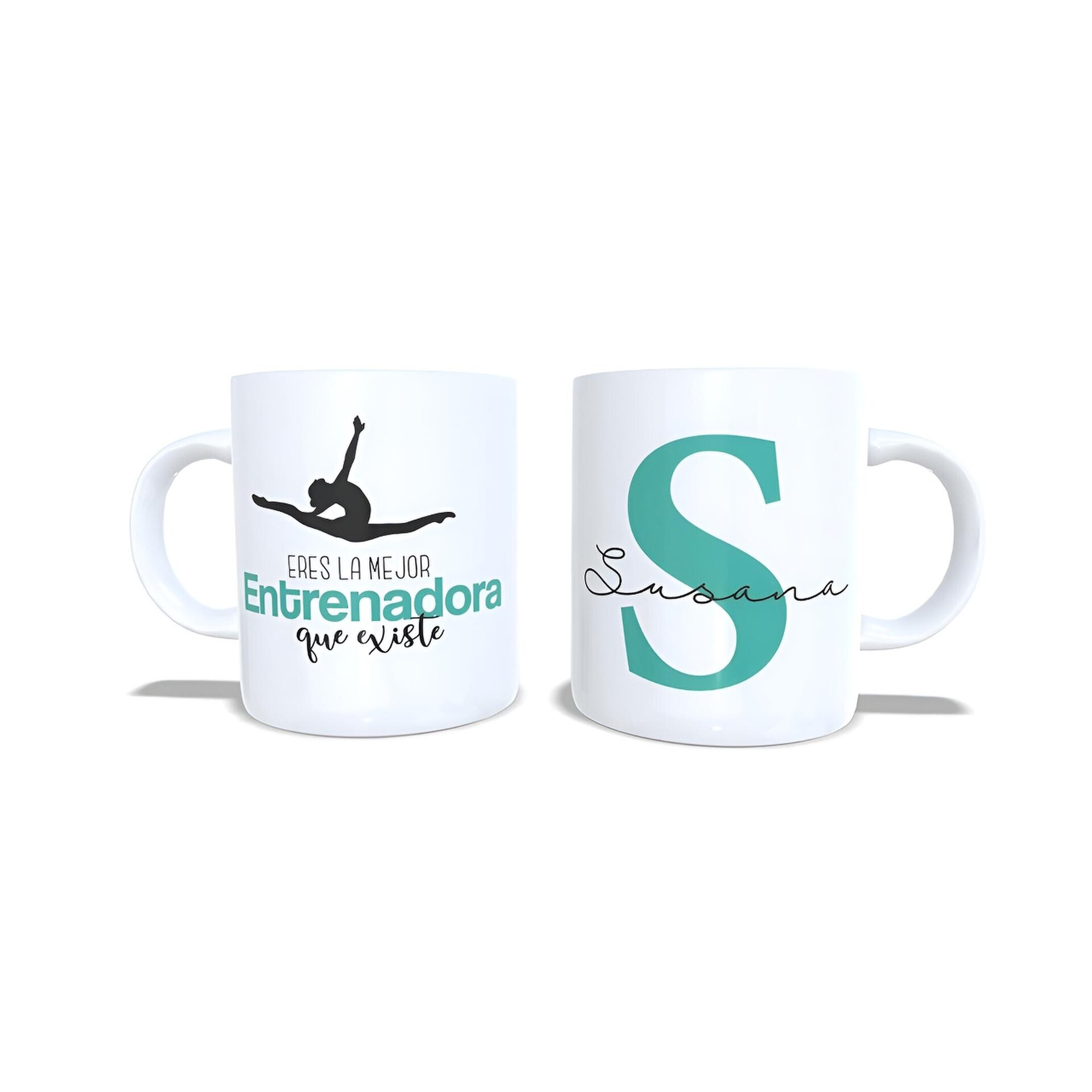 Taza personalizada Gimnasia Rítmica mejor entrenadora Enna Blues - 5