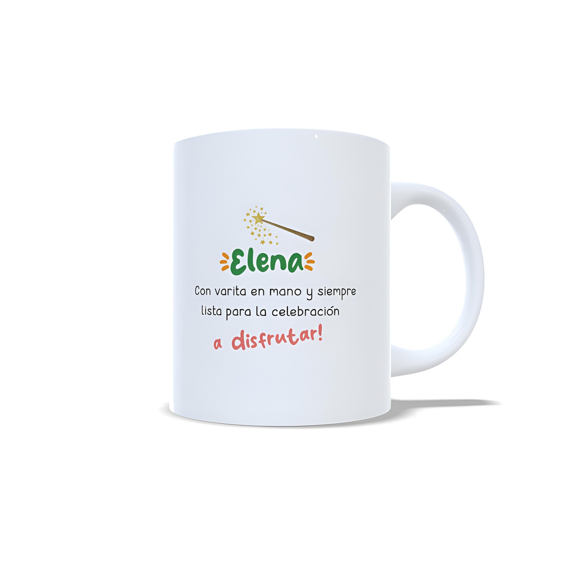 Taza personalizada Hada Festejhada festejada fiesta cumpleaños Enna Blues - 3