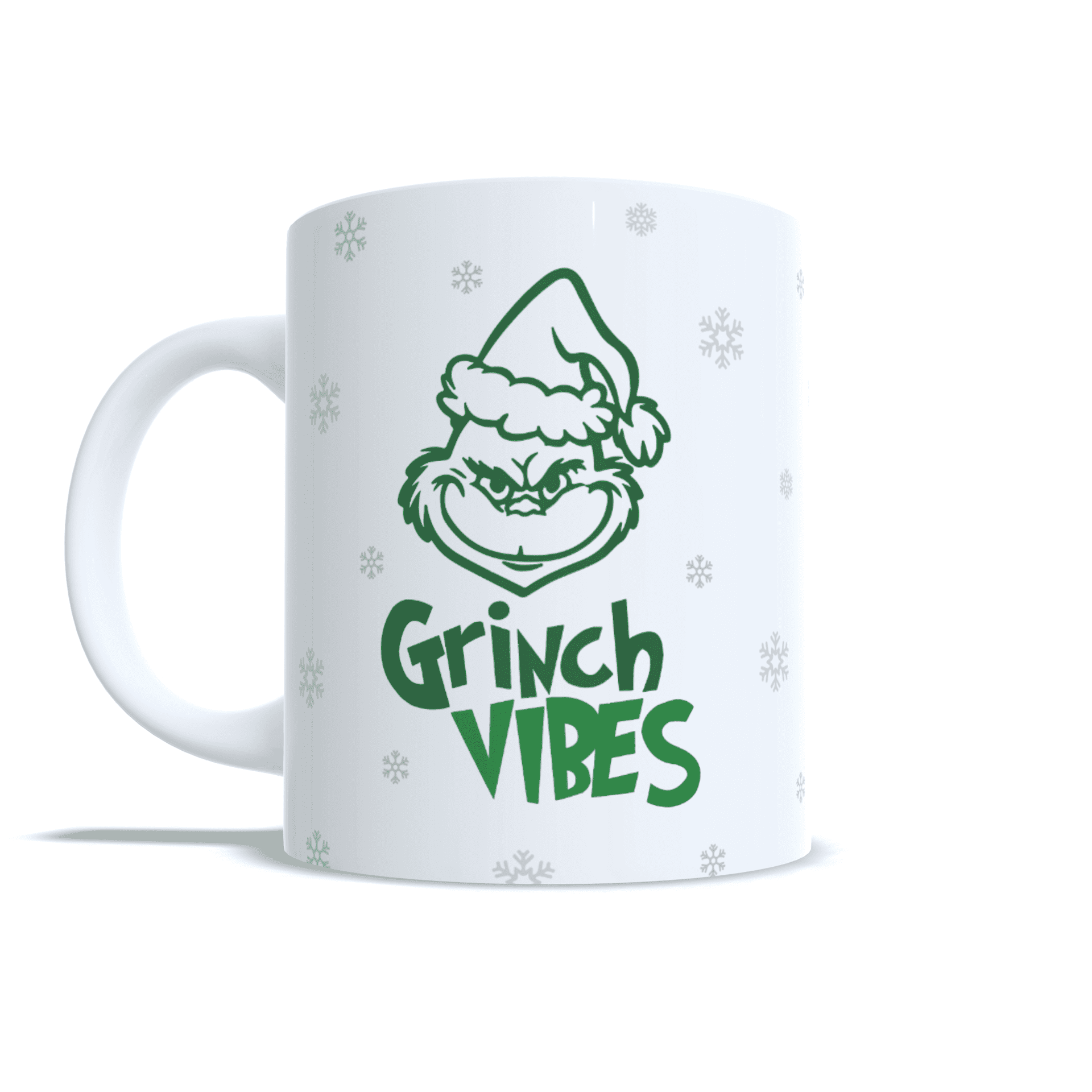 Taza personalizada regalo Grinch Vibes Merry Grinchmas navidad verde - 2