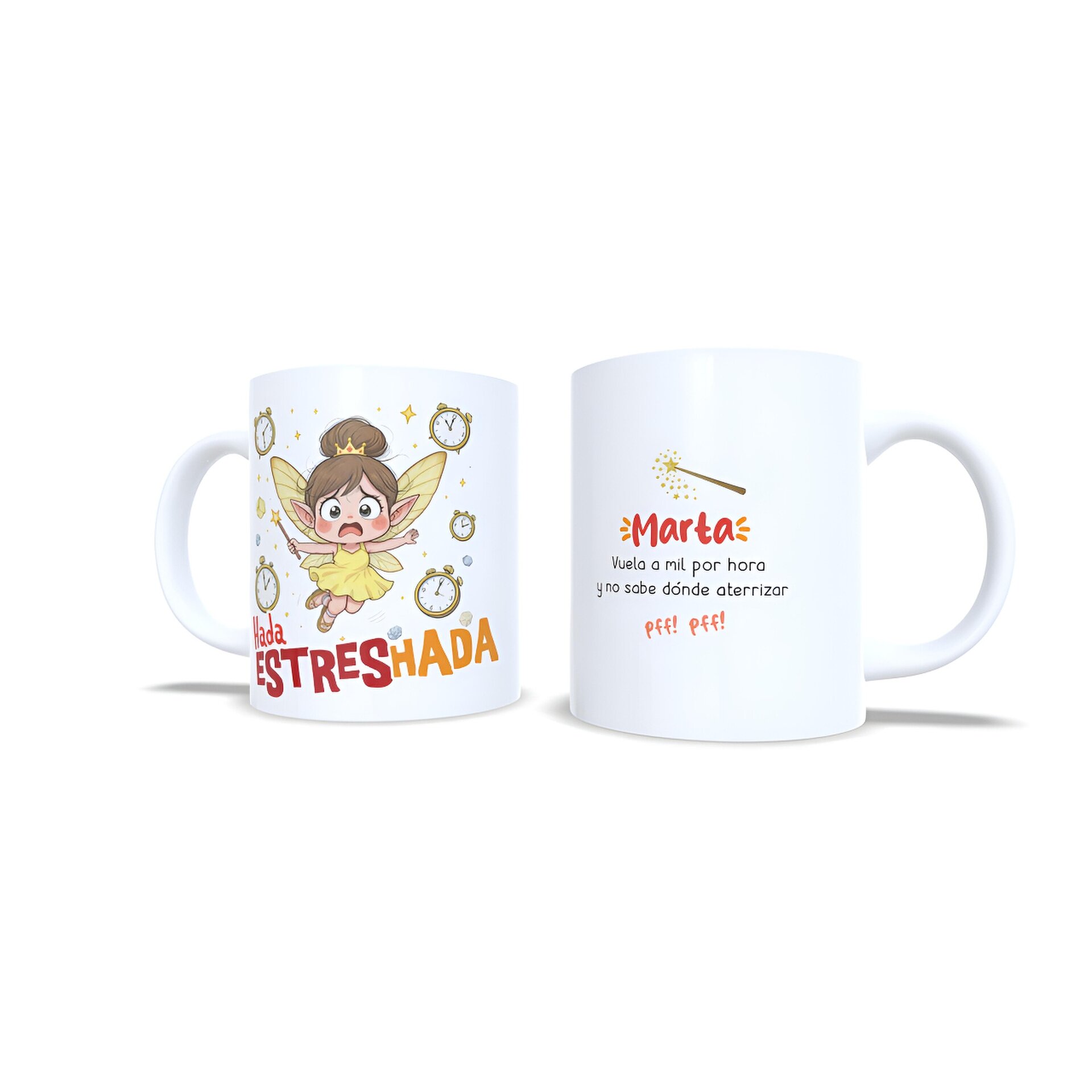 Taza personalizada Hada Estresada regalo personalizado estrés ansiedad - 7