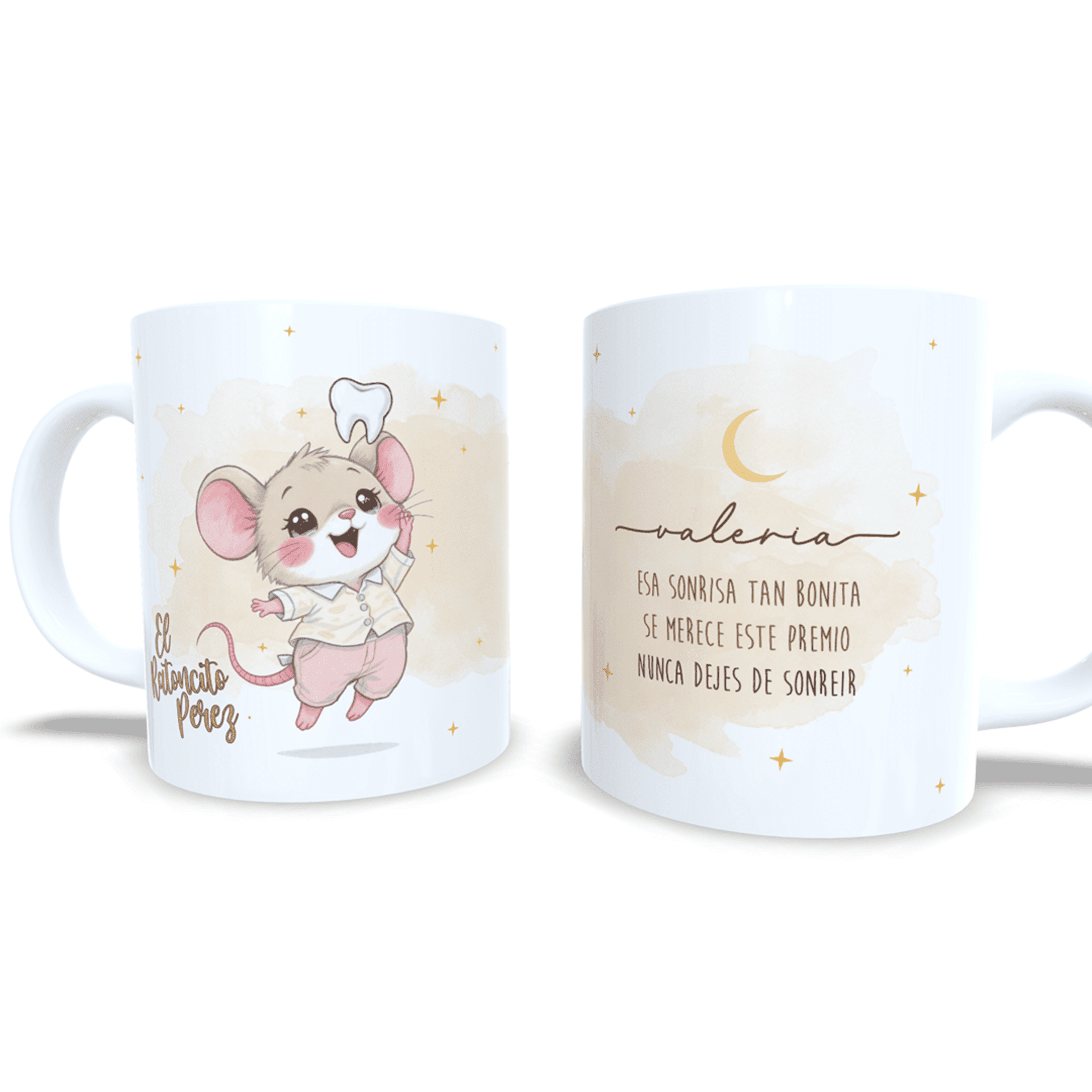 Taza personalizada regalo Ratoncito Pérez con mensaje caída de dientes niños - 8