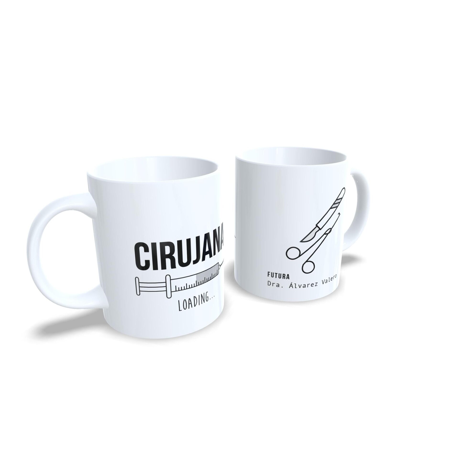 Taza personalizada regalo para estudiantes universitarios medicina cirugía - 2