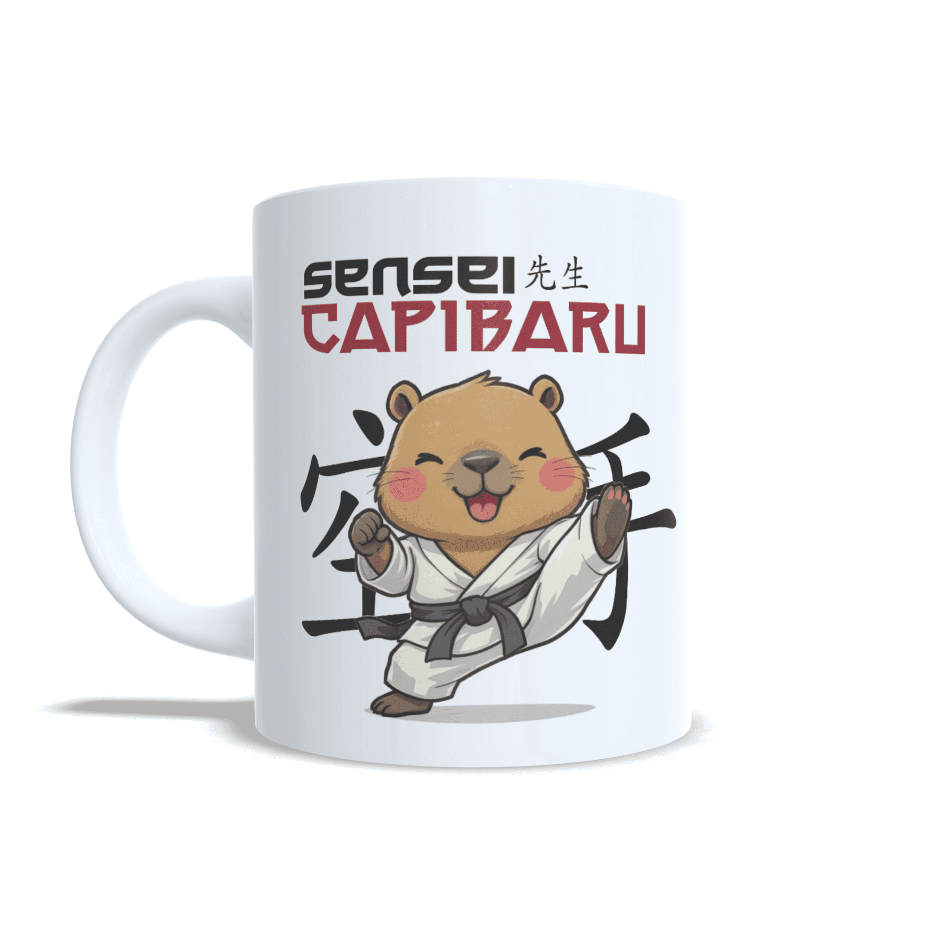 Taza personalizada Capibara sensei capibaru karate karateka Enna Blues - 2