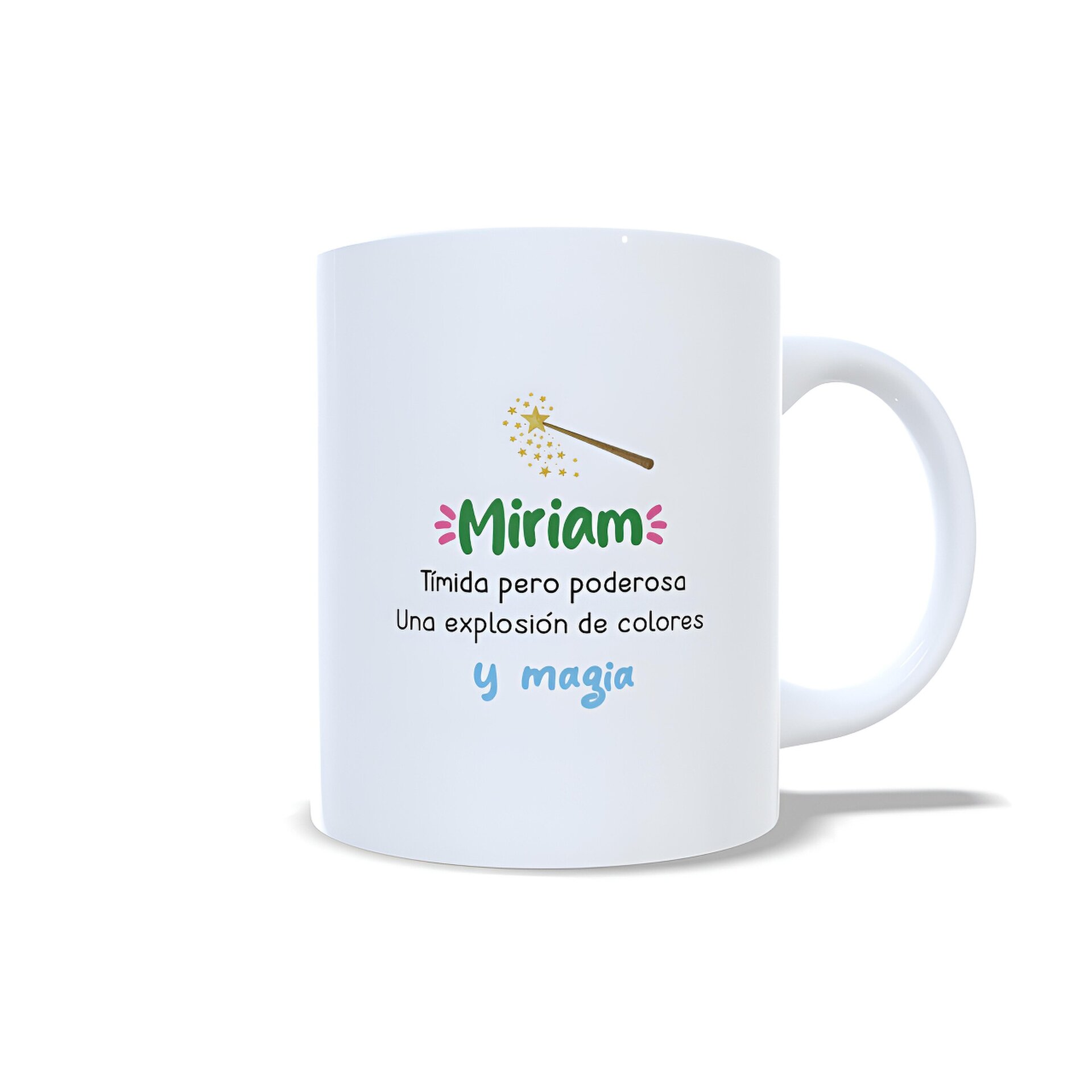 Taza personalizada Hada Colorhada colorada timidez Regalos Enna Blues - 3
